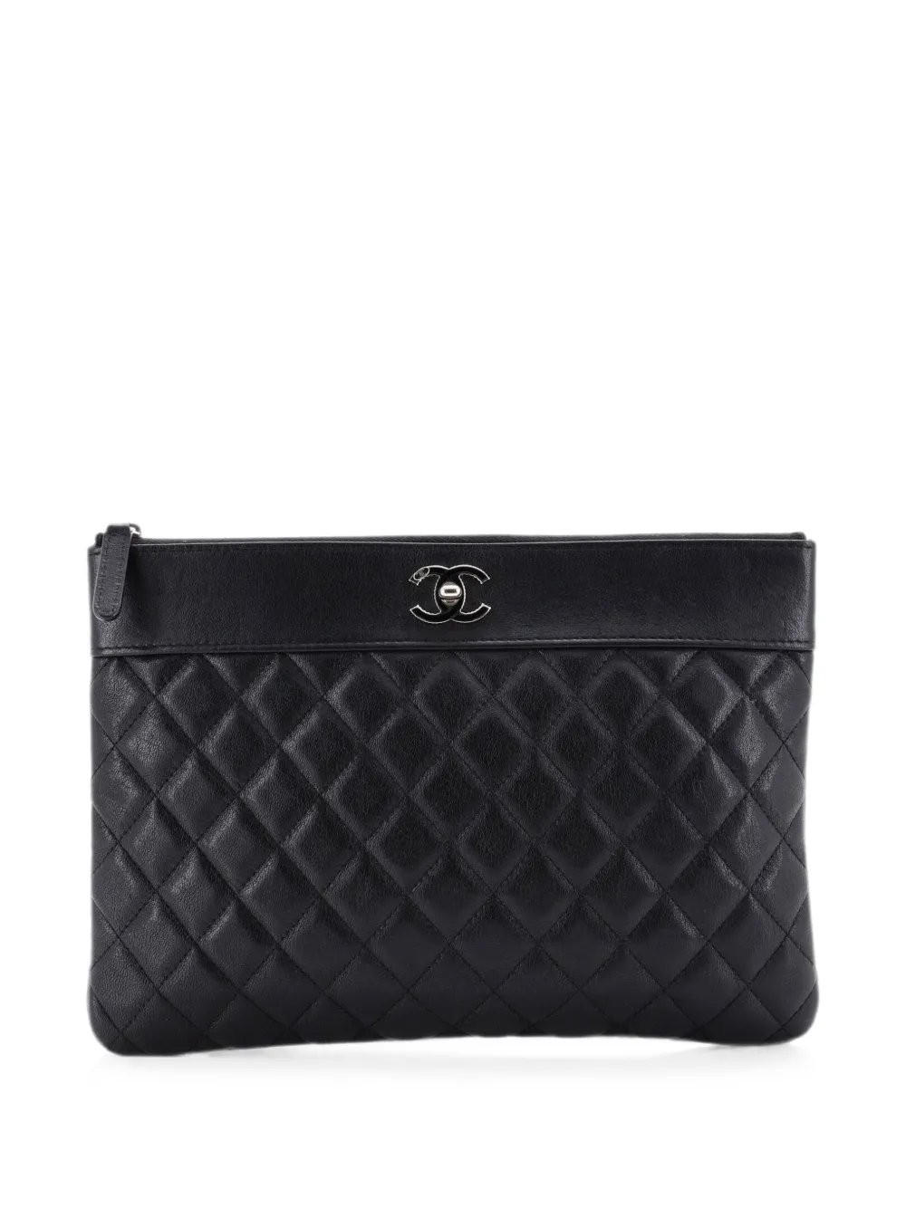 Mademoiselle O Case Quilted Sheepskin Medium clutch bag