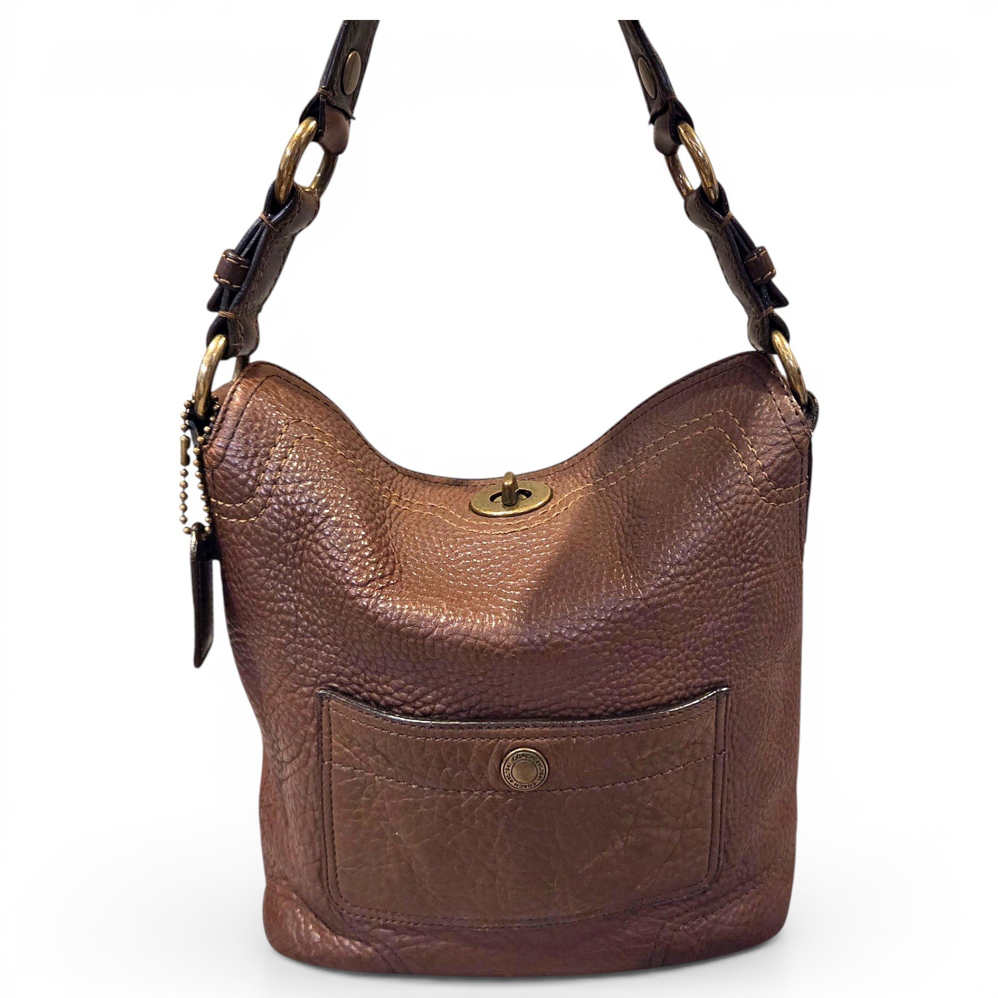 Leather handbag