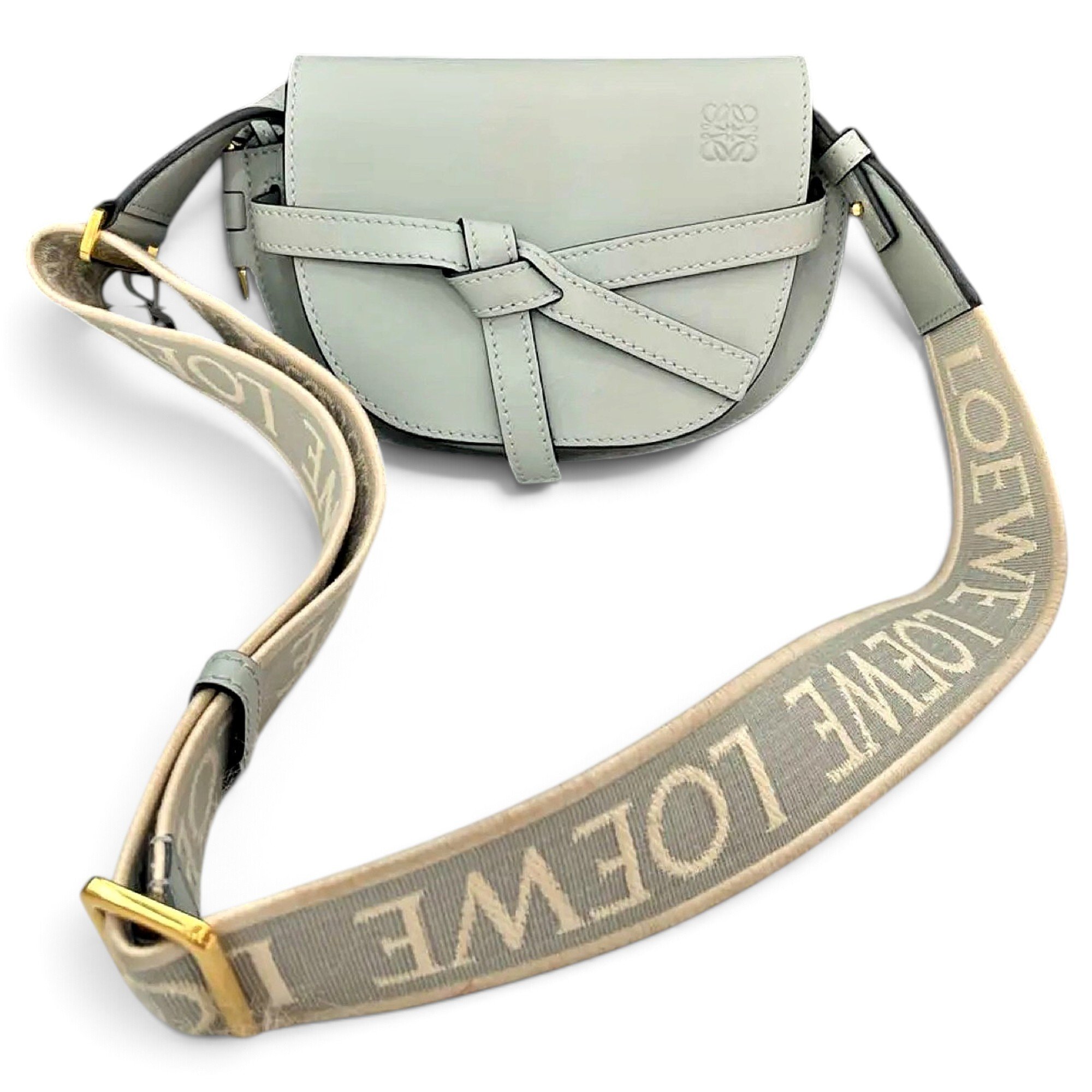 Gate leather crossbody bag
