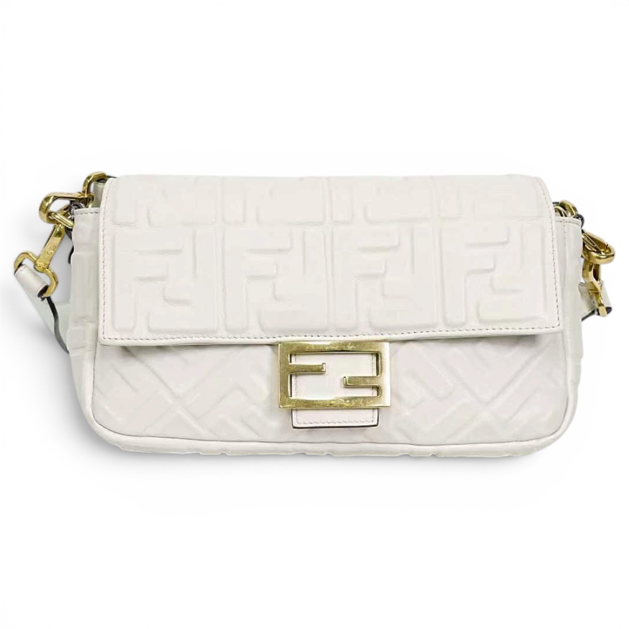 Baguette leather handbag
