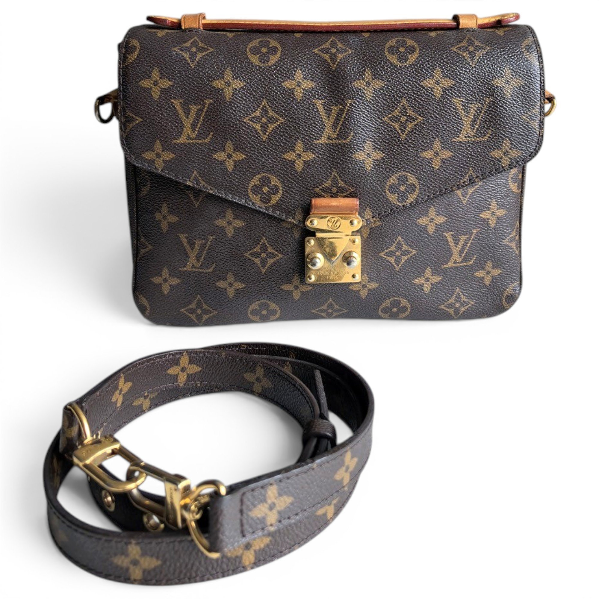 Metis leather crossbody bag
