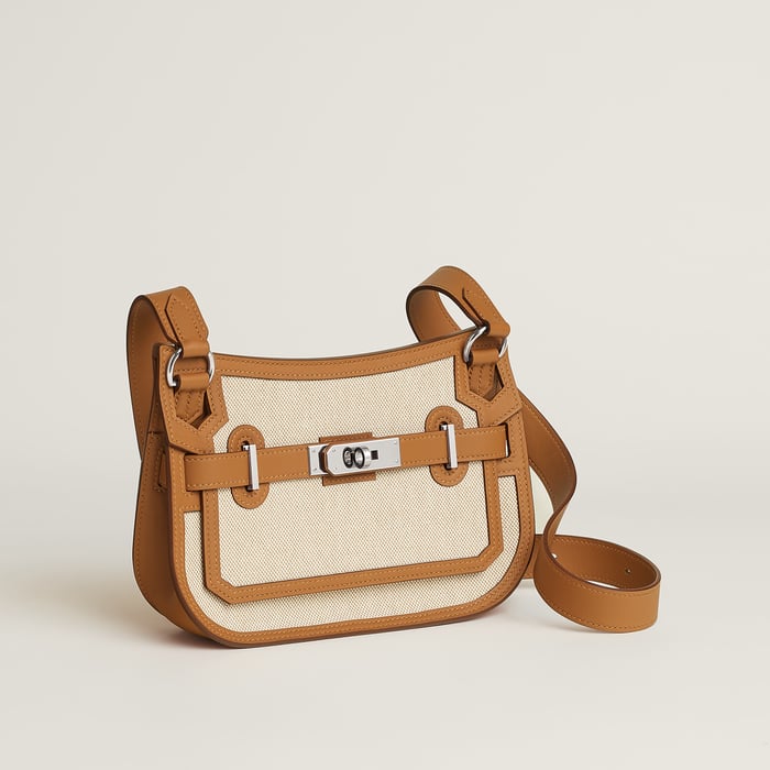 Jypsiere Mini Toile & Cuir Bag