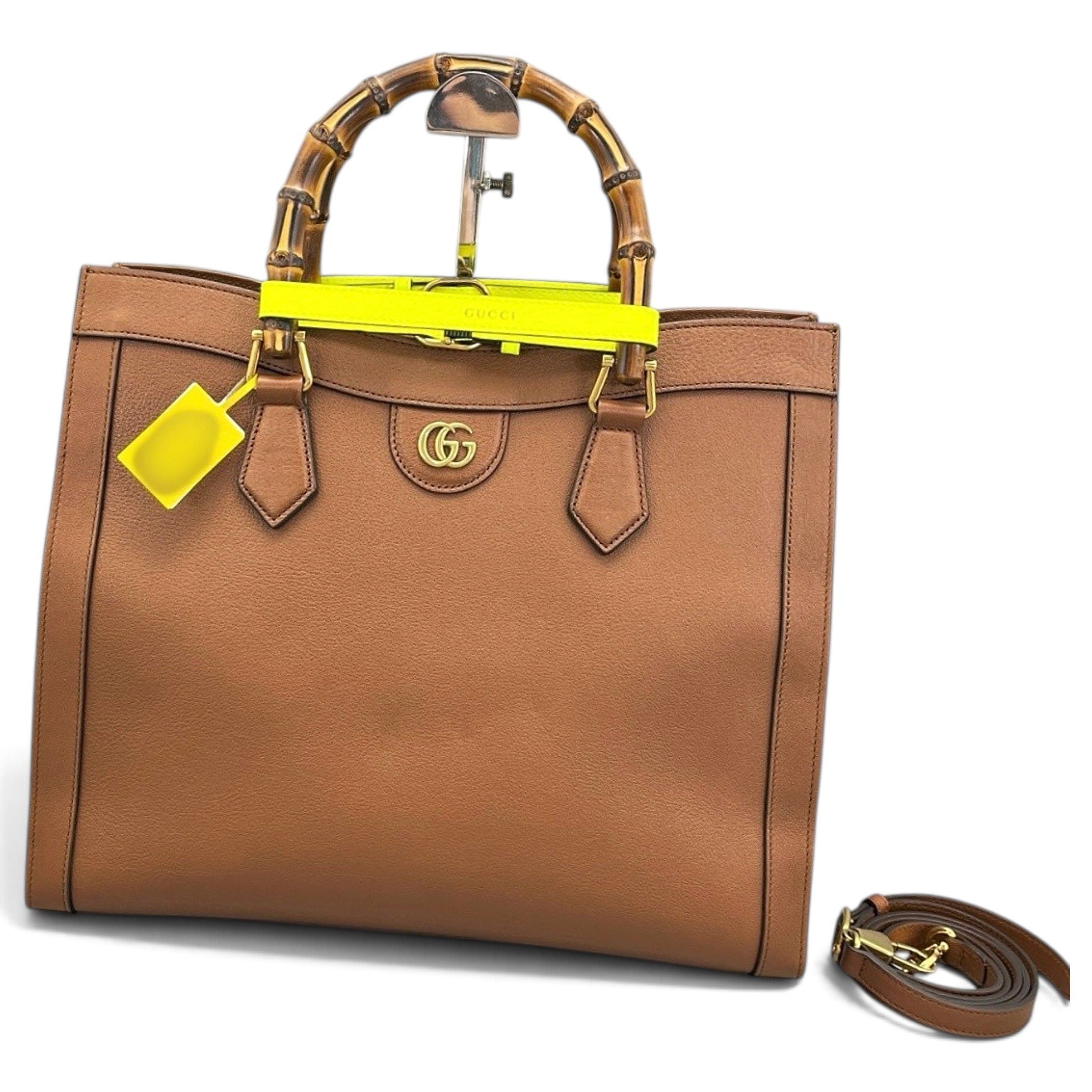 Diana Bamboo leather tote