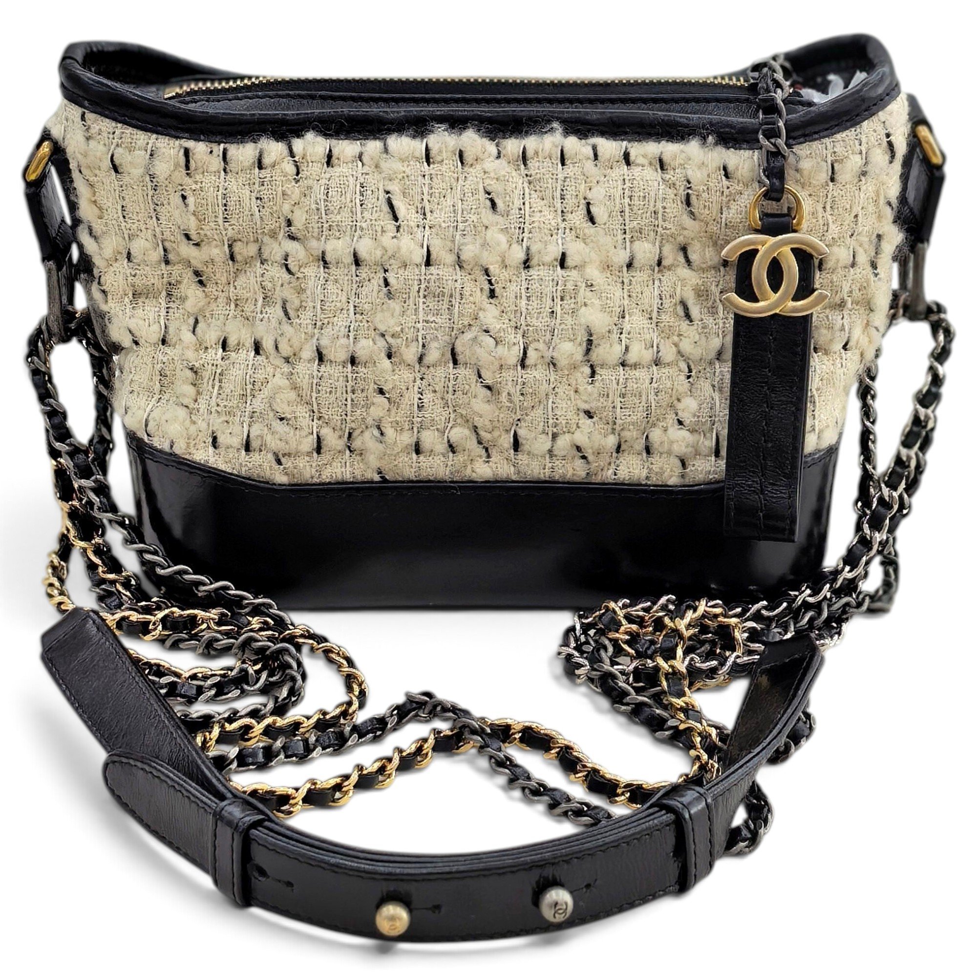Gabrielle tweed handbag