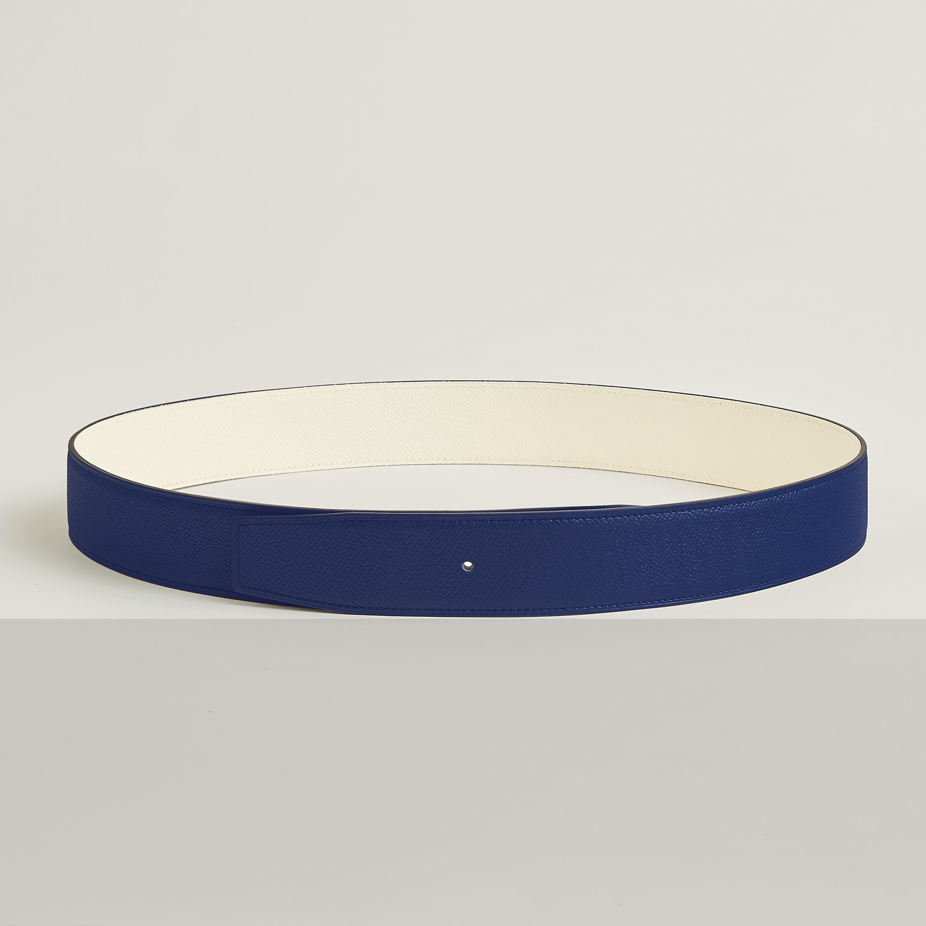 Reversible leather strap 38 mm