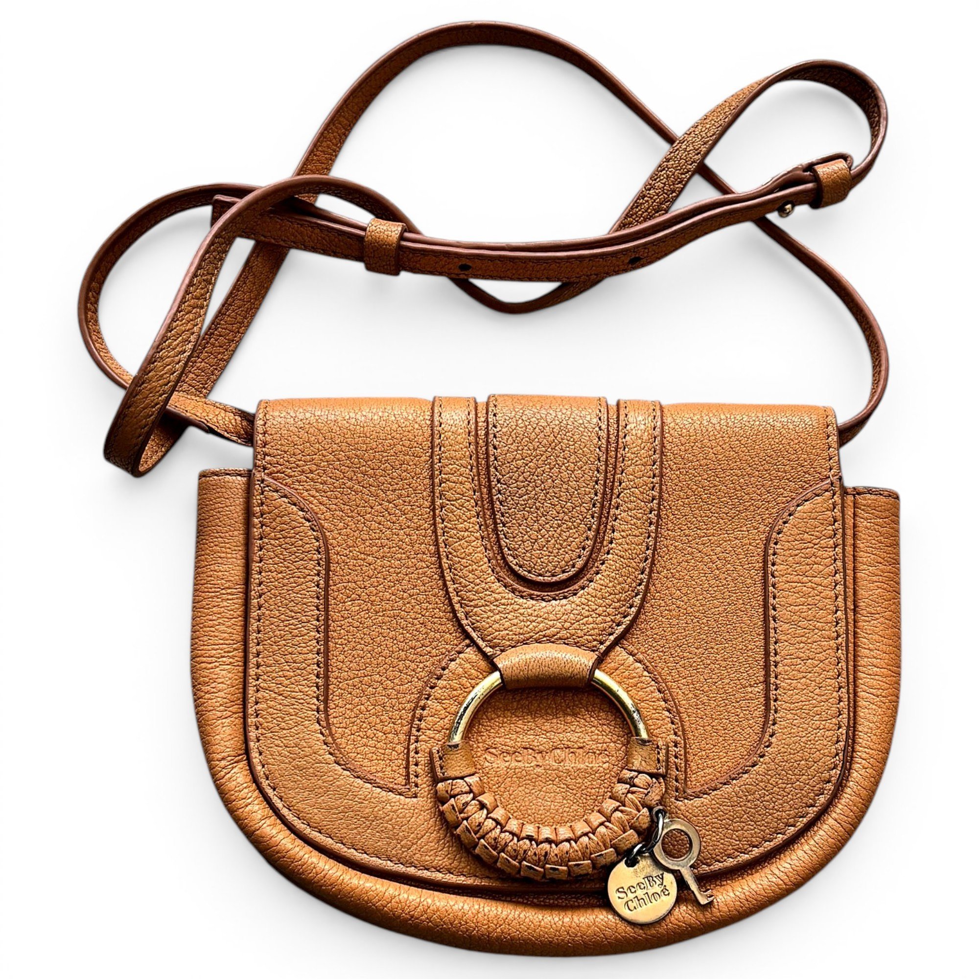 Leather crossbody bag