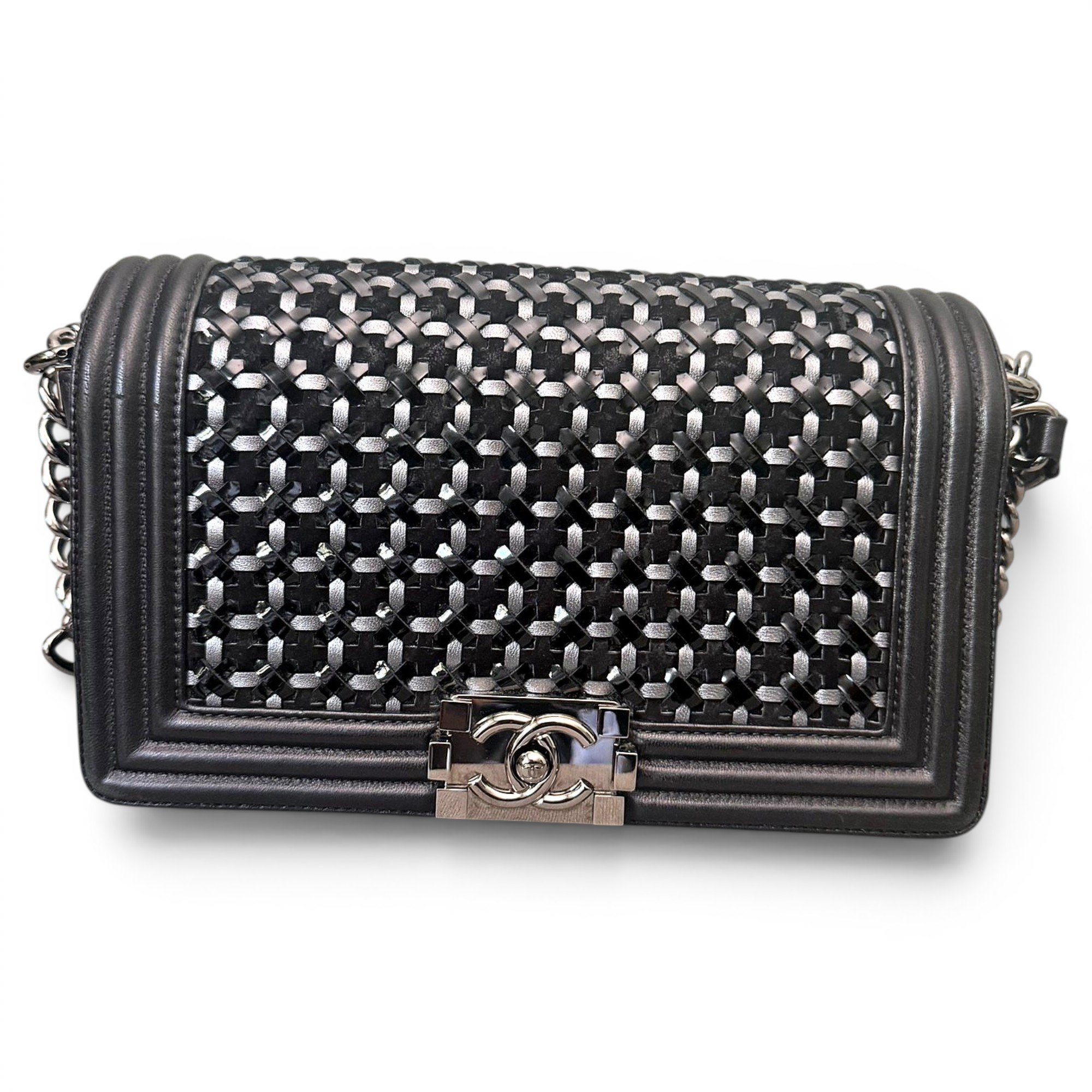 Boy leather crossbody bag