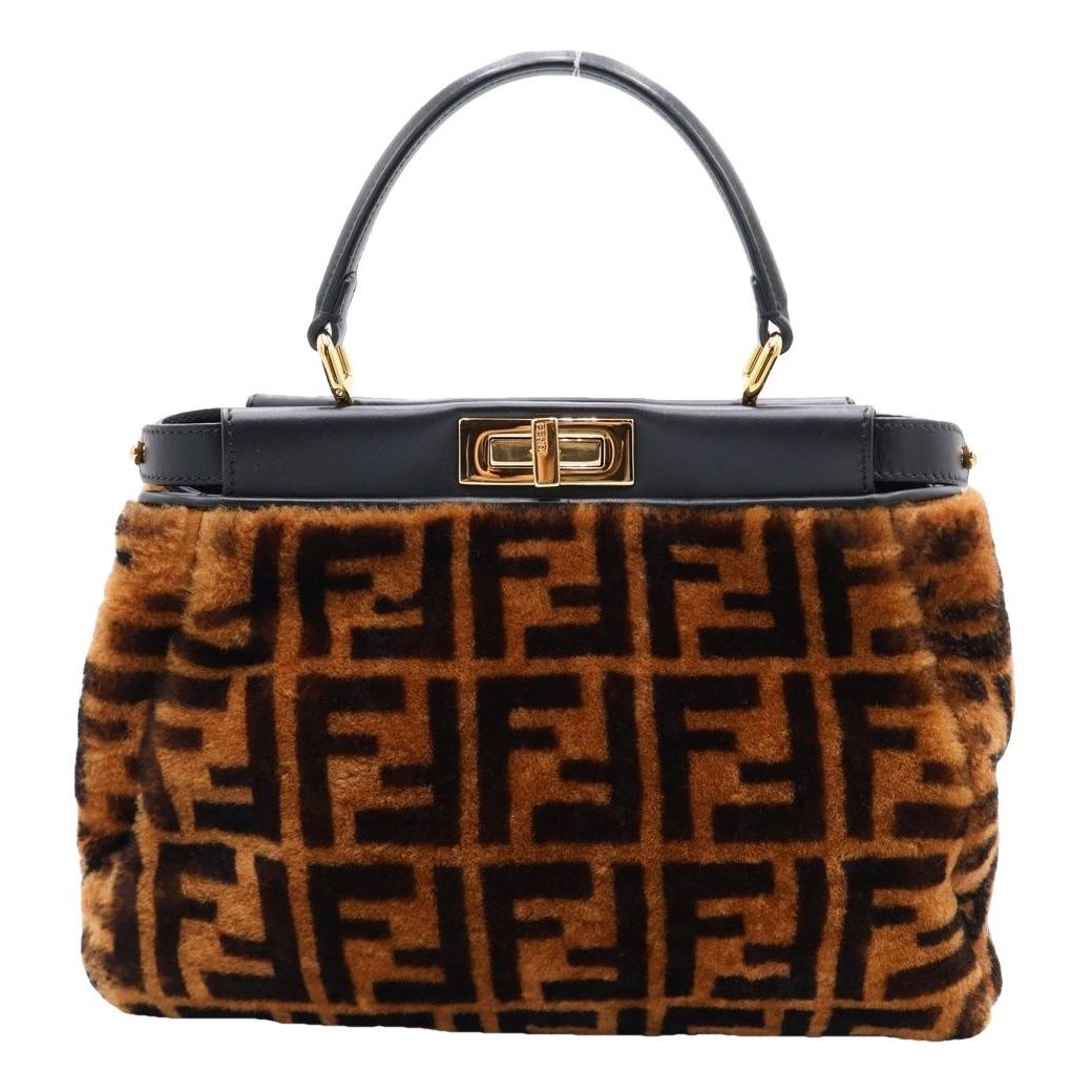 Peekaboo leather handbag