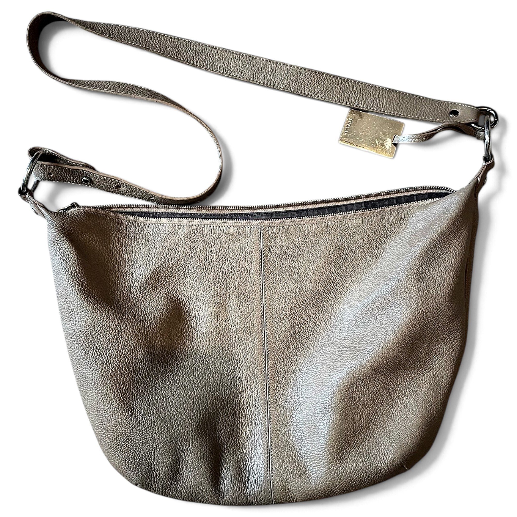 Leather crossbody bag