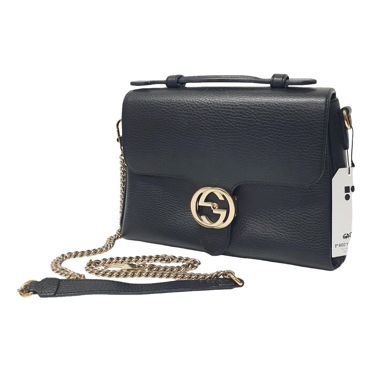 Leather handbag