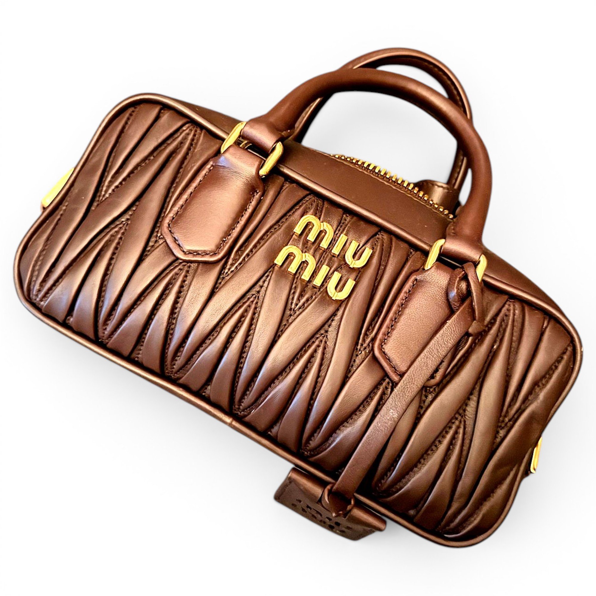 Arcadie leather handbag