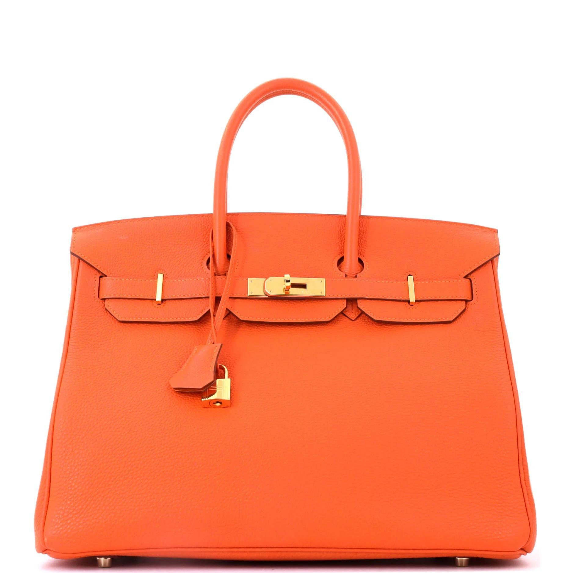 Birkin 35 leather tote