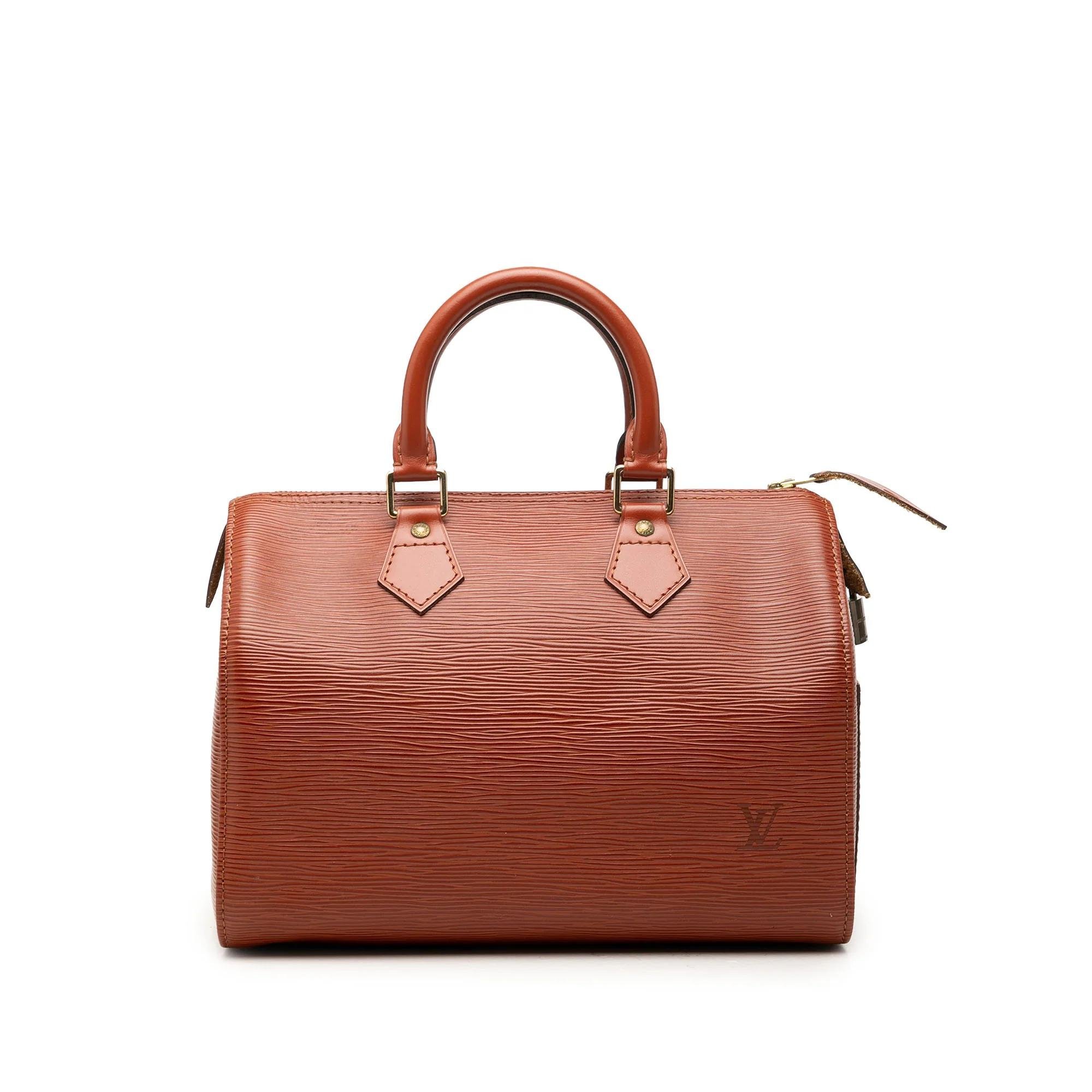 Speedy leather bag