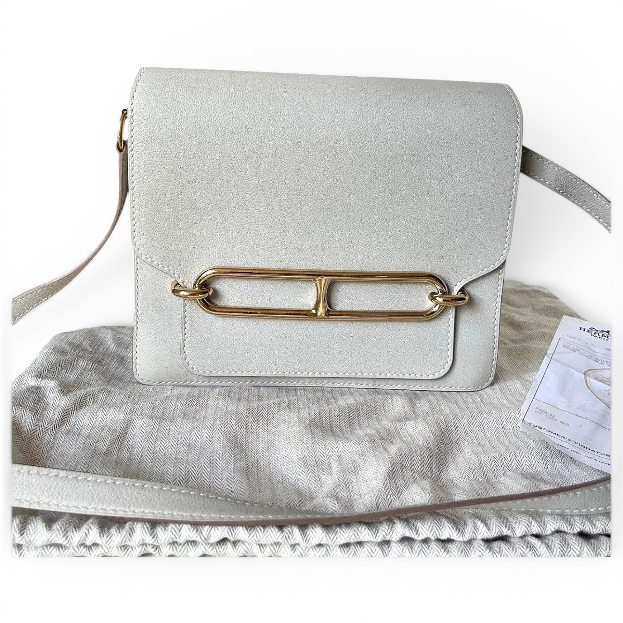 Roulis leather handbag
