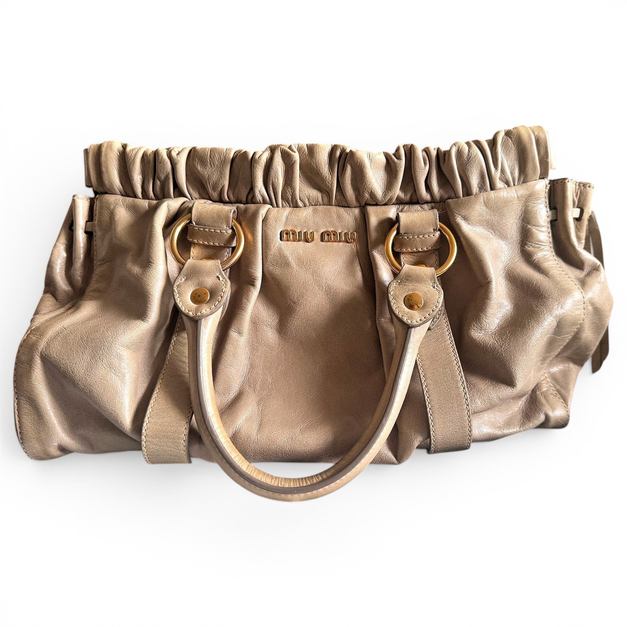 Vitello leather handbag