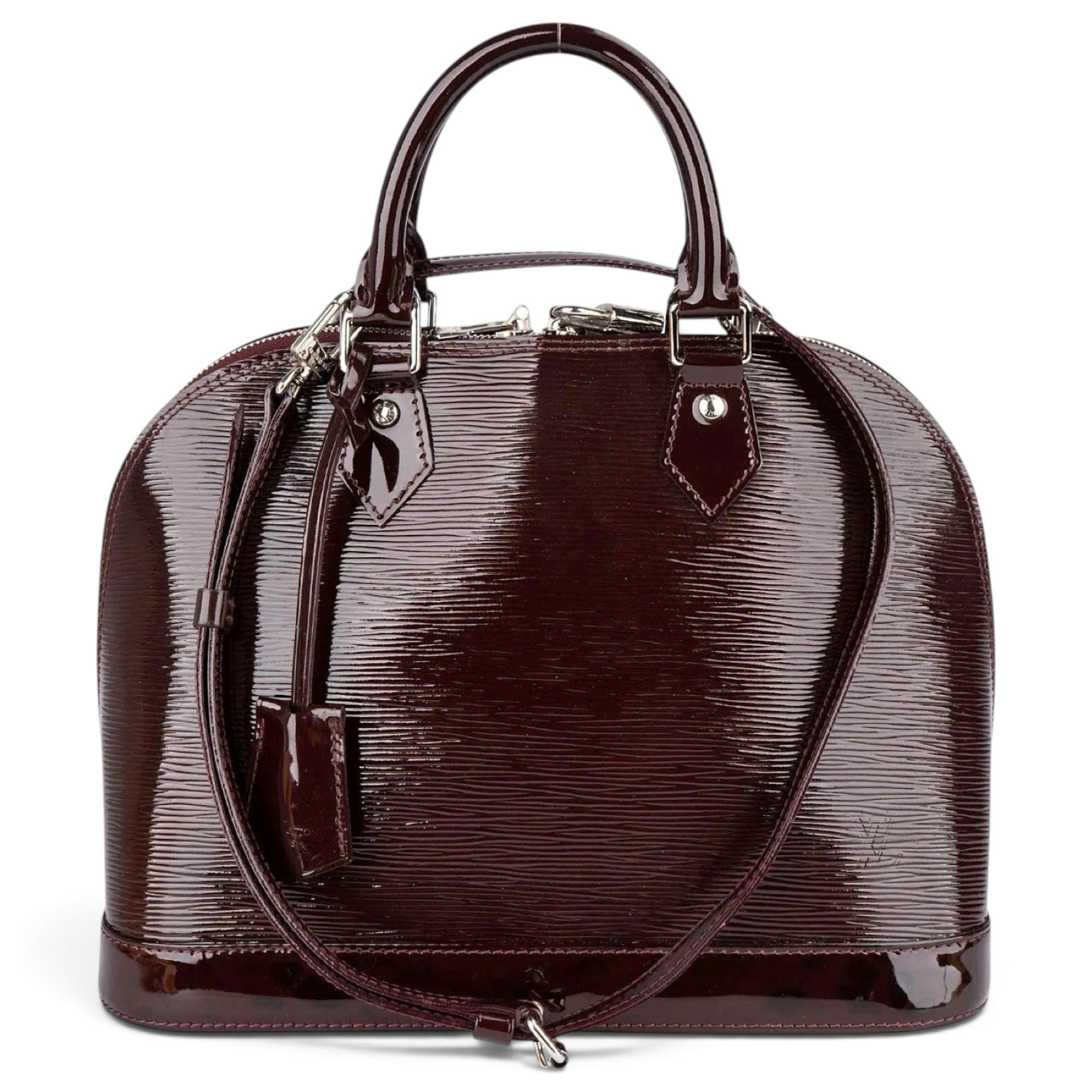 Alma patent leather handbag