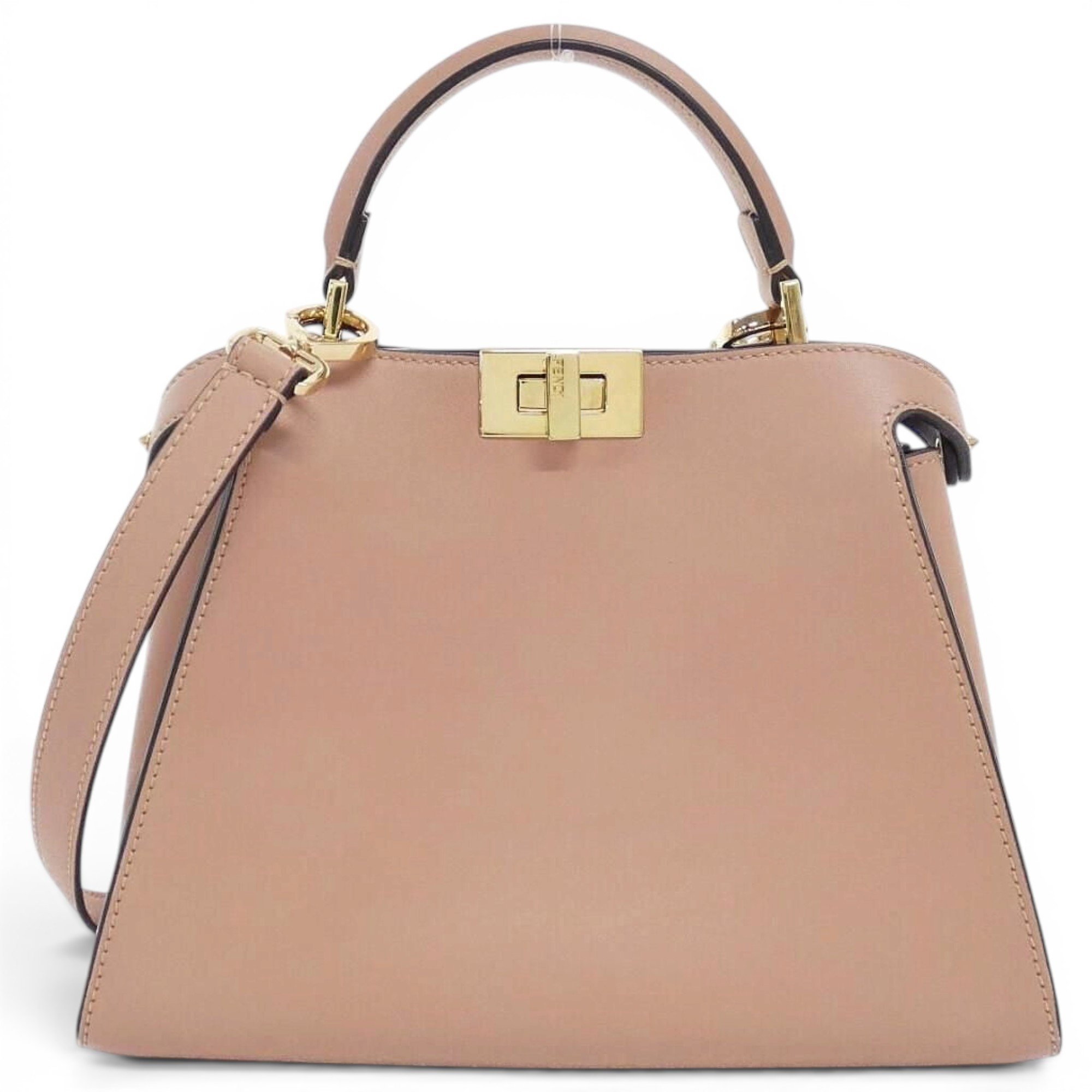 Peekaboo leather handbag