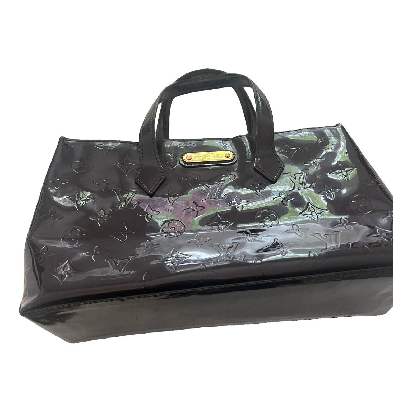 Wilshire patent leather handbag