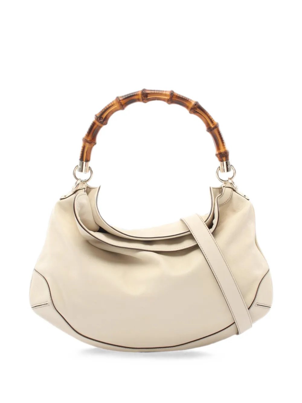 2000s Bamboo leather handbag
