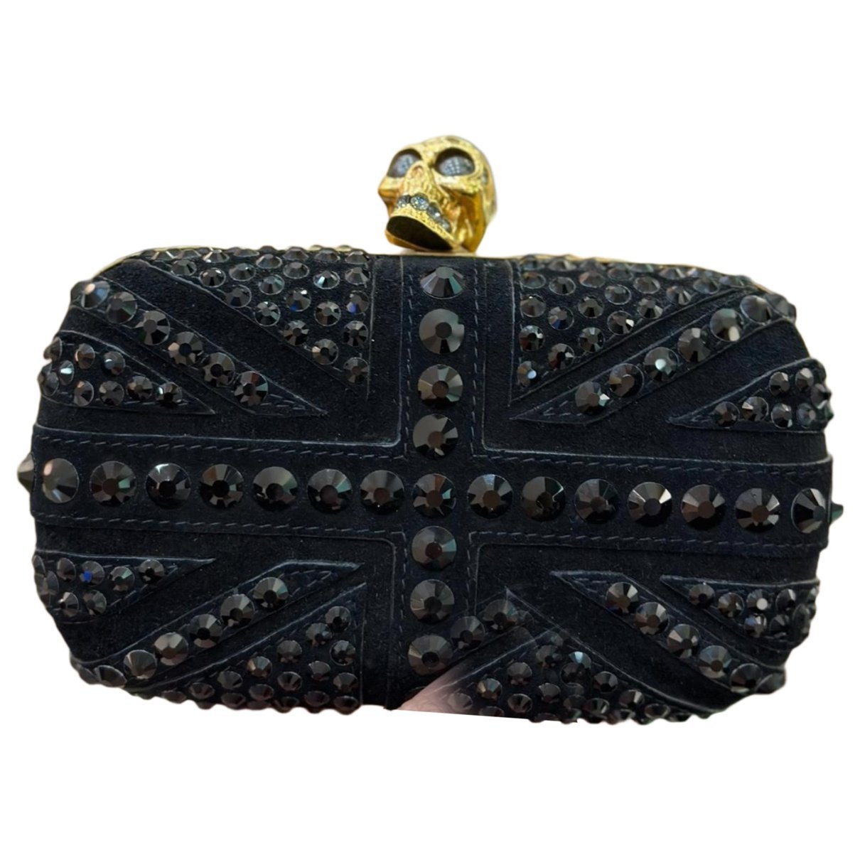 Skull clutch bag