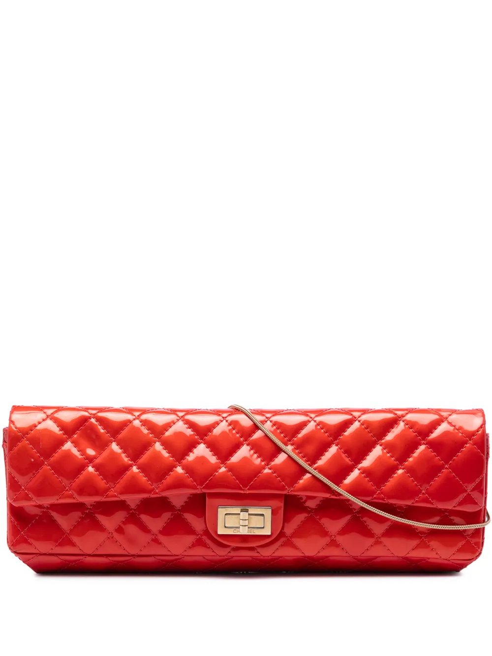 2008-2009 Quilted Patent Reissue 2.55 East West Single Flap shoulder bag