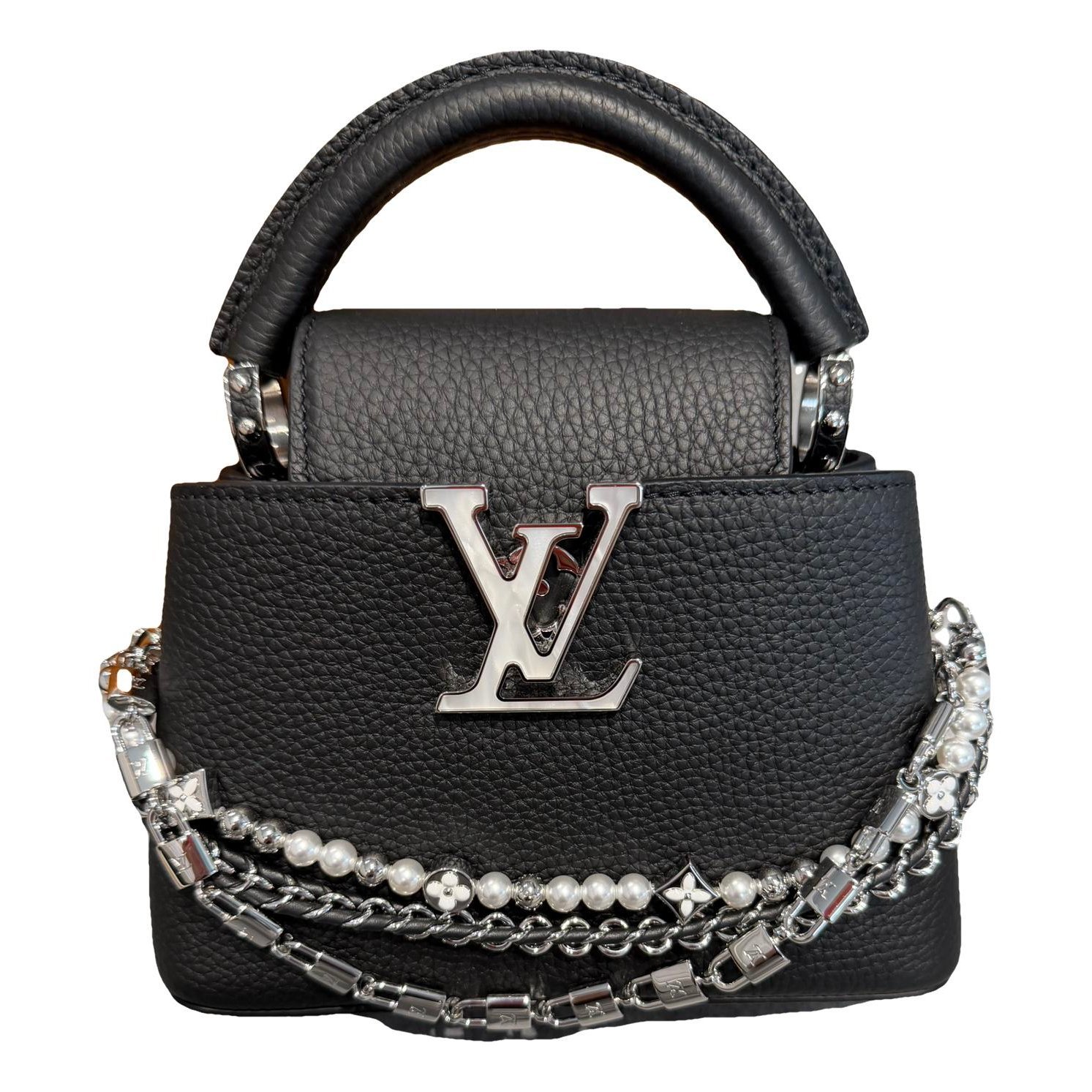 Capucines leather handbag