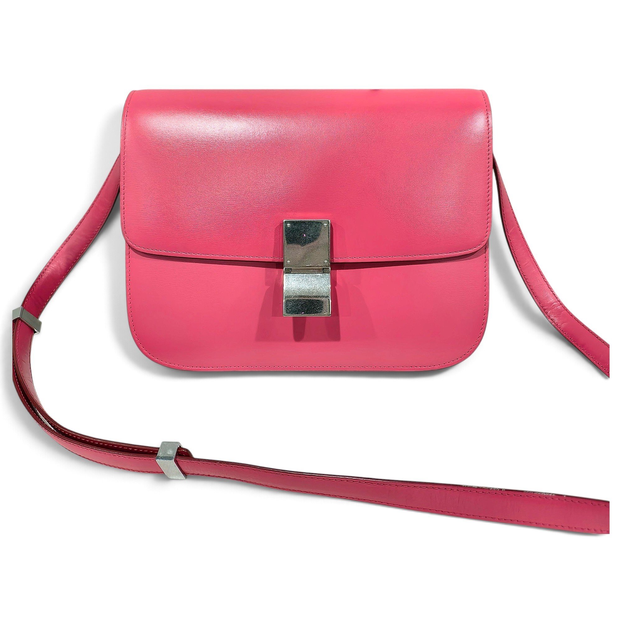 Classic leather crossbody bag