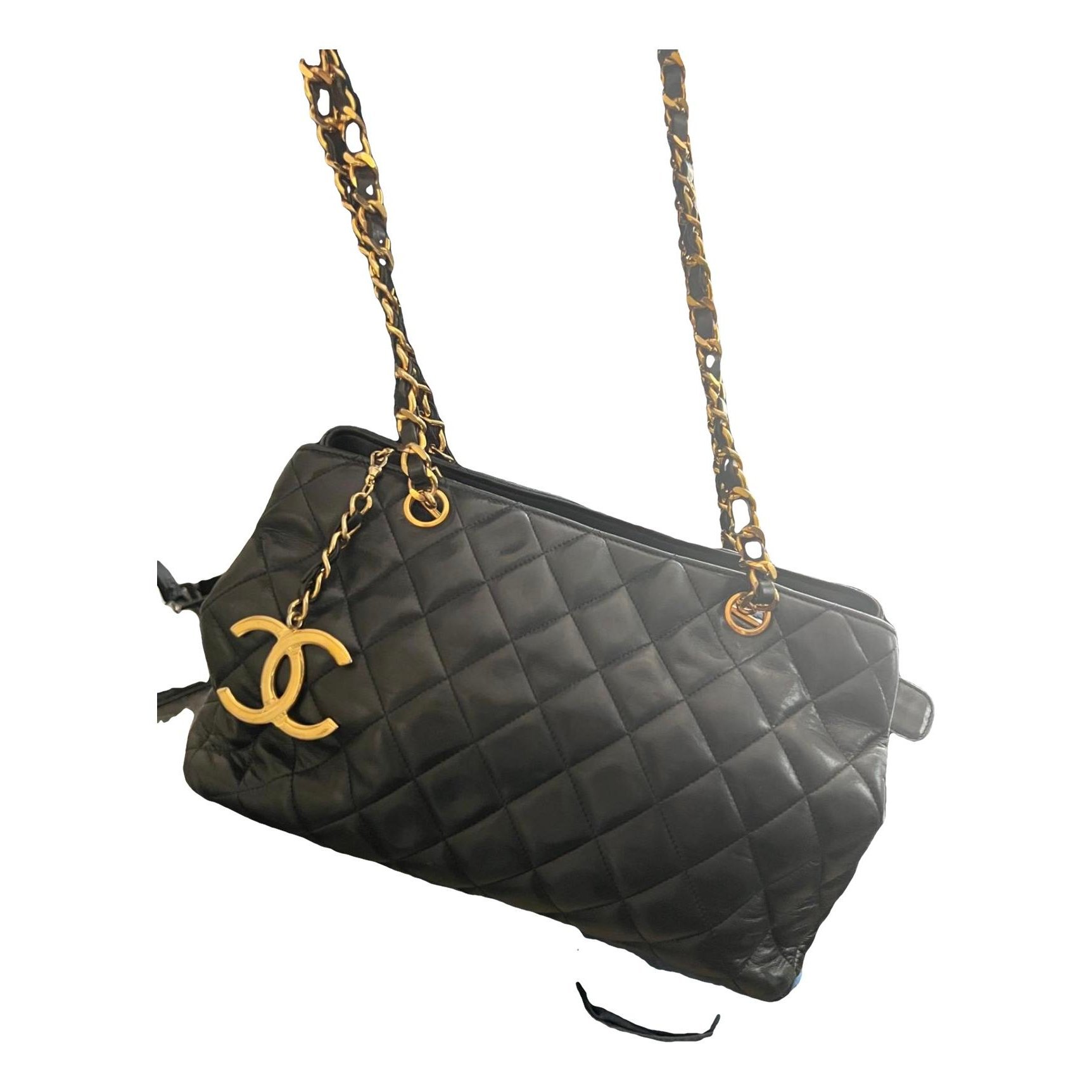 Leather tote