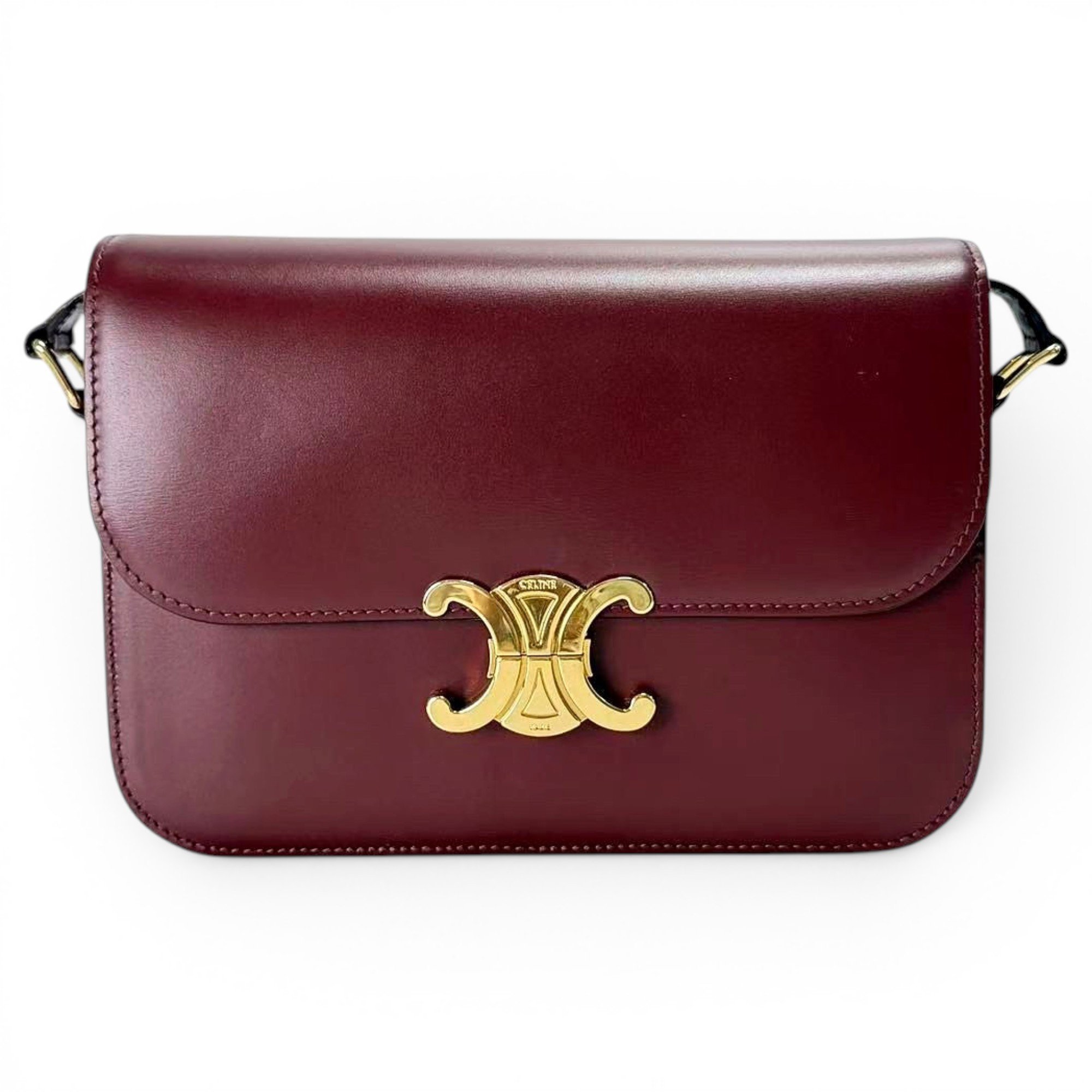 Triomphe leather handbag