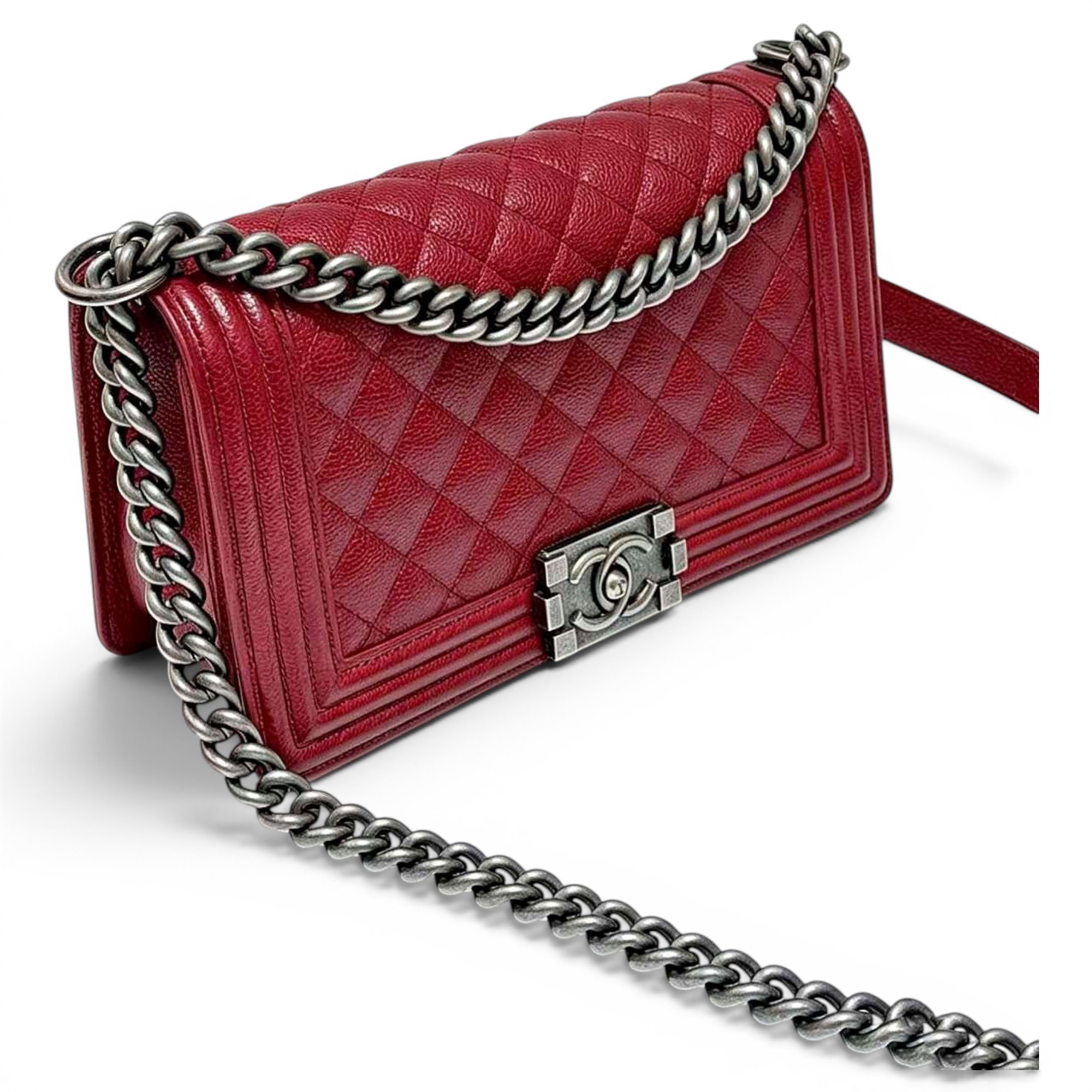 Boy leather crossbody bag