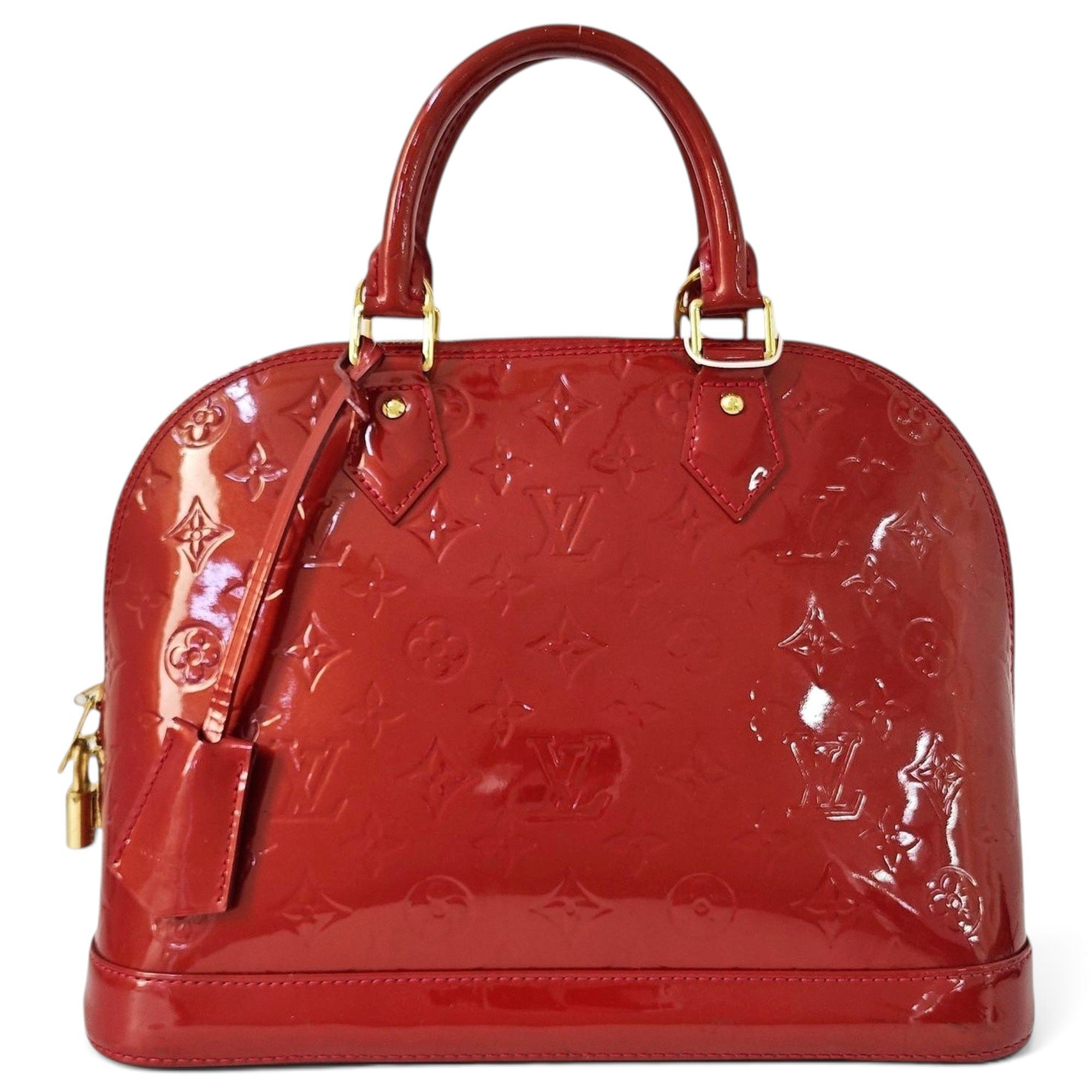 Alma patent leather handbag