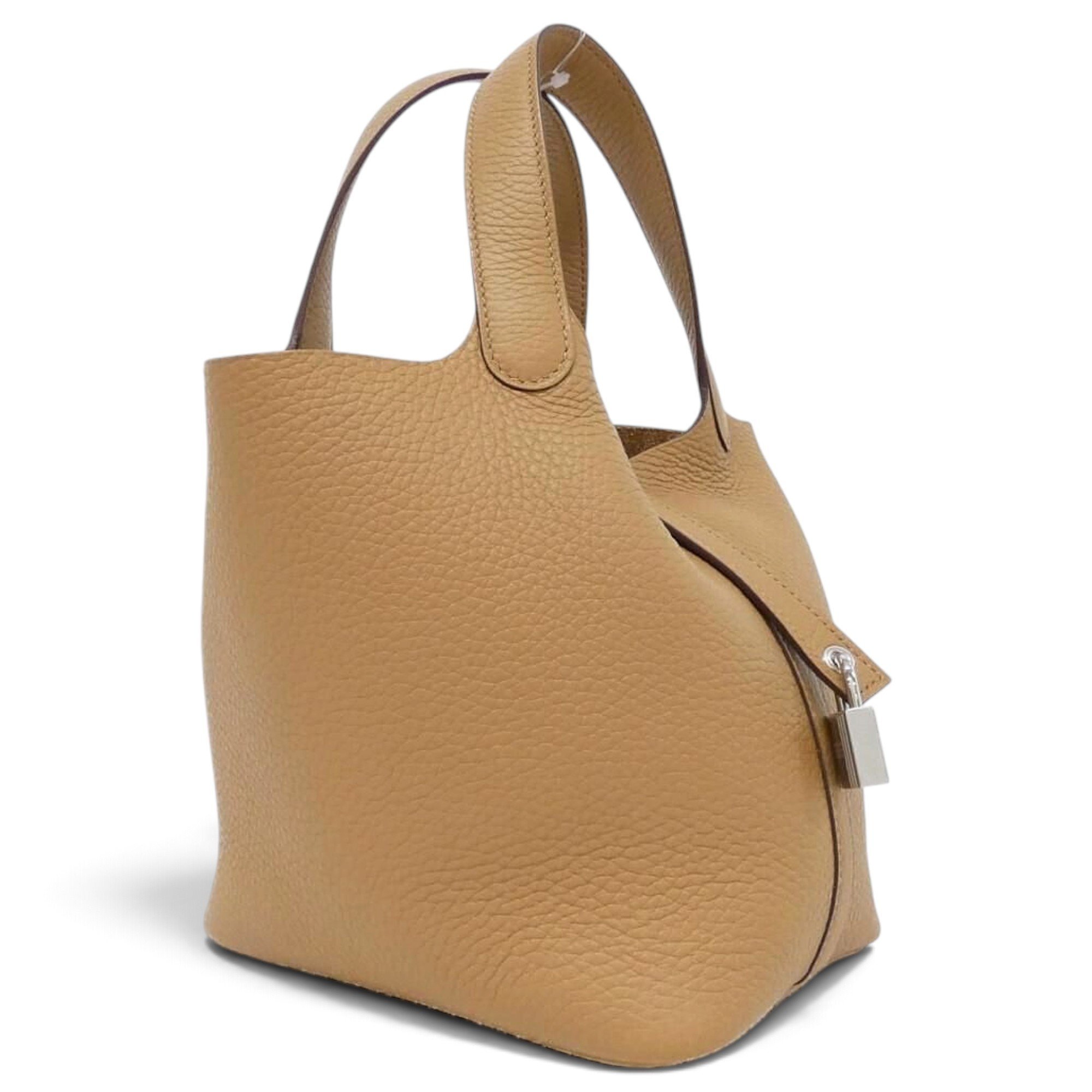 Picotin leather handbag