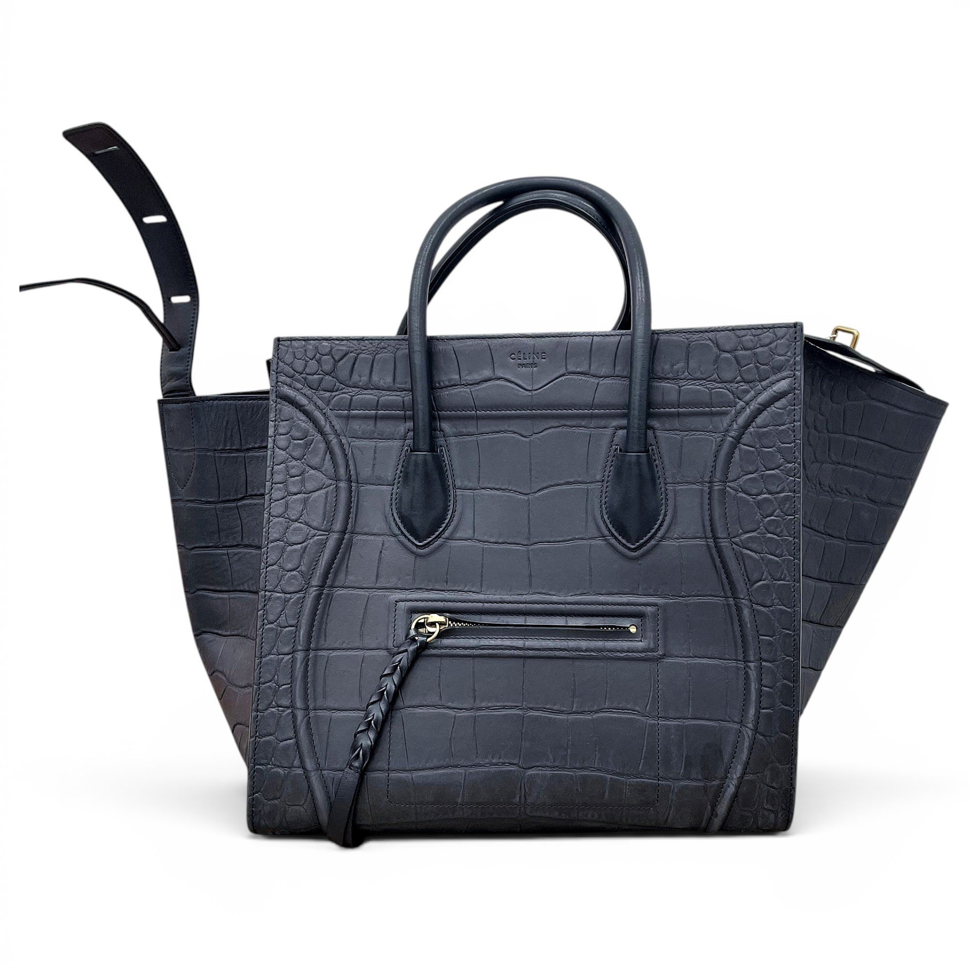 Luggage leather handbag