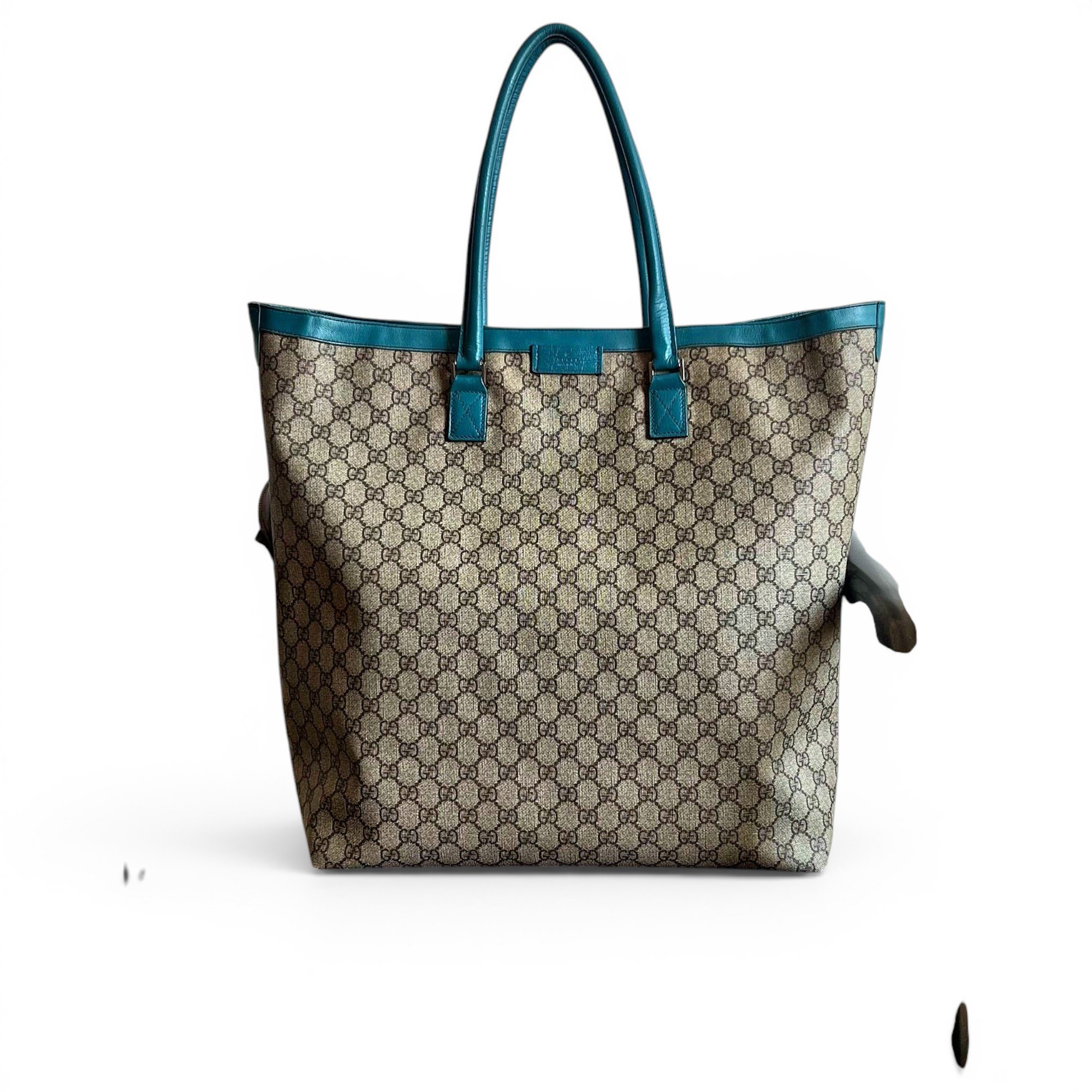 Leather tote