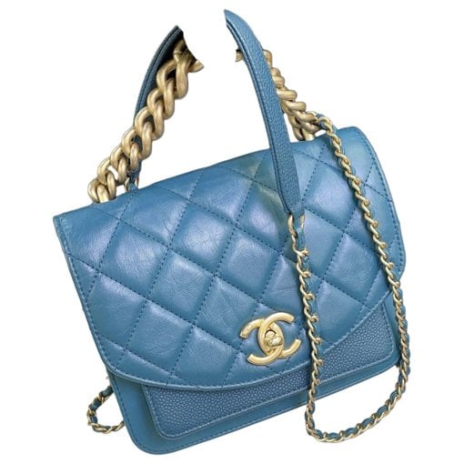 Coco Luxe leather crossbody bag