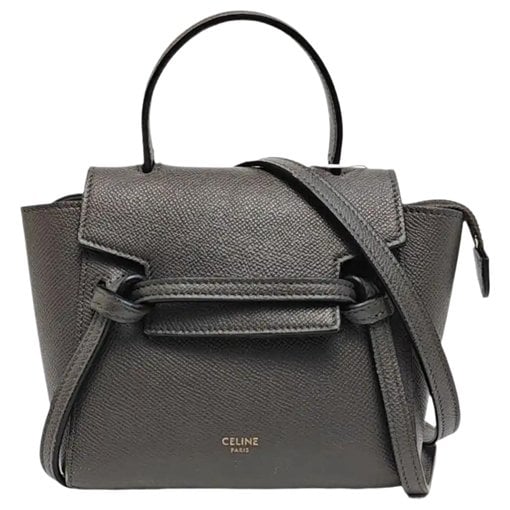 Belt leather handbag