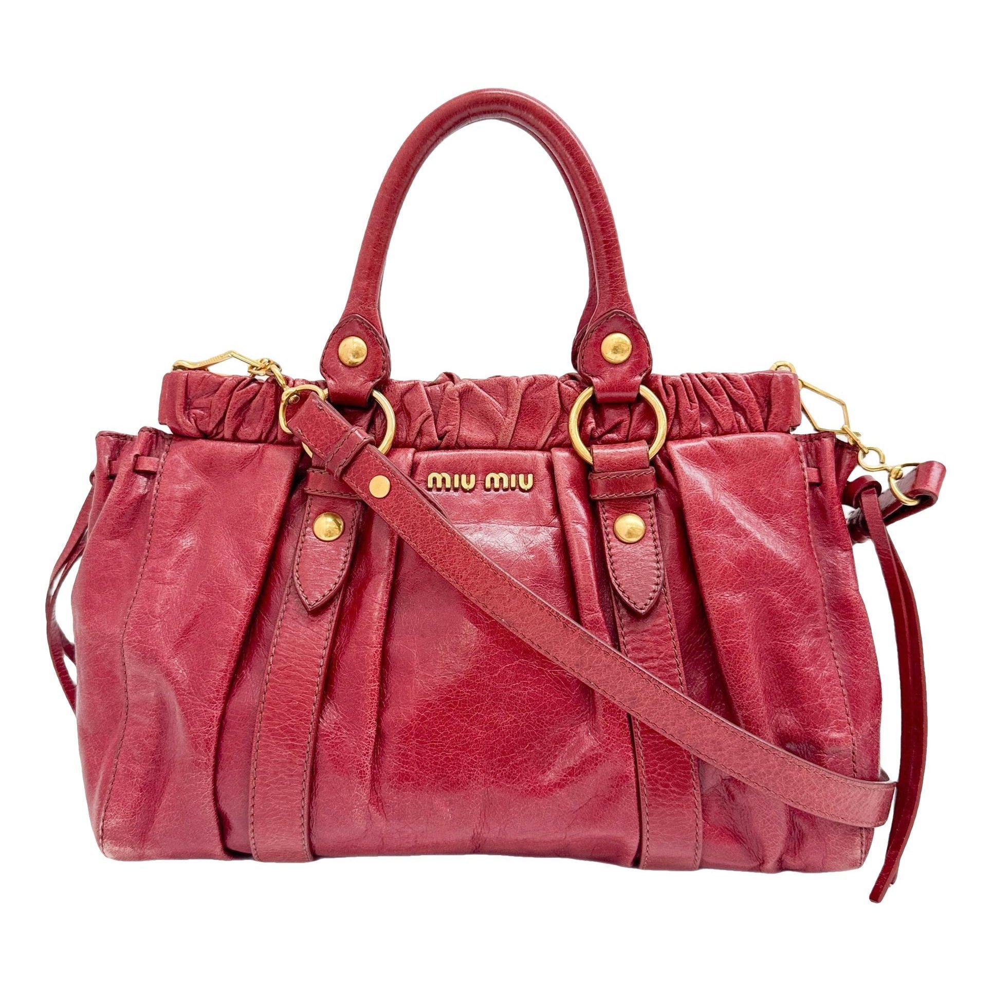 Vitello leather handbag