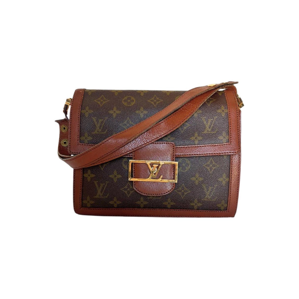 Dauphine Vintage leather handbag