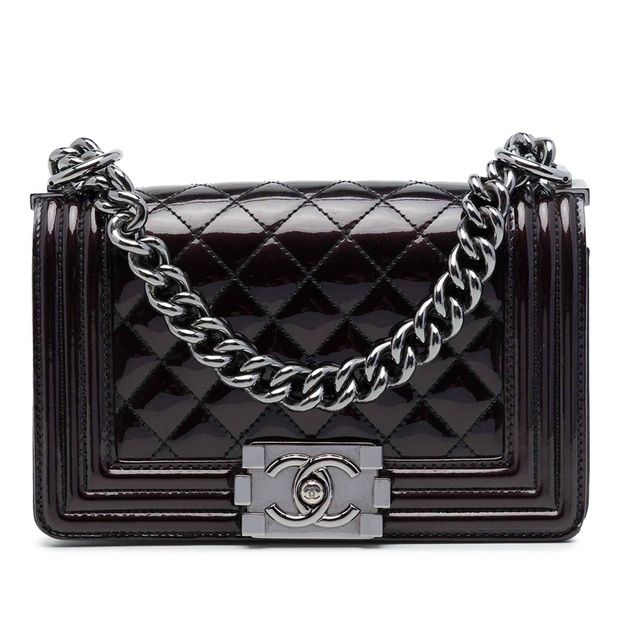 Boy patent leather handbag