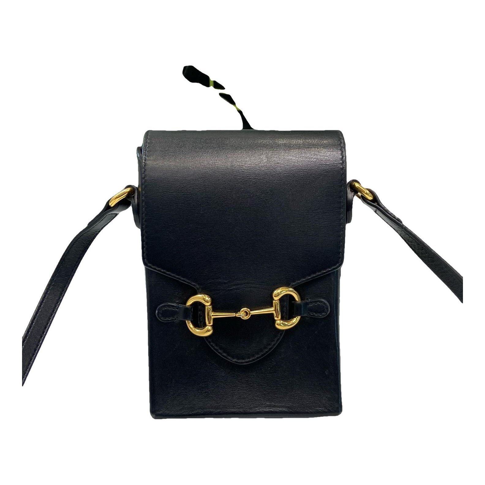 Horsebit 1955 Vertical leather handbag