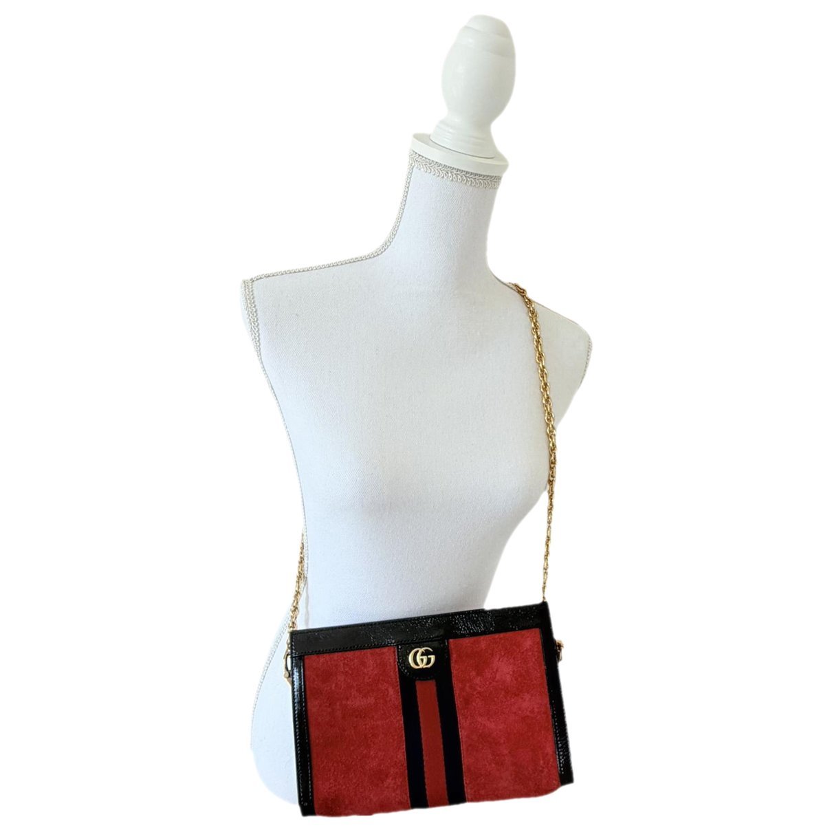 Ophidia Chain leather handbag