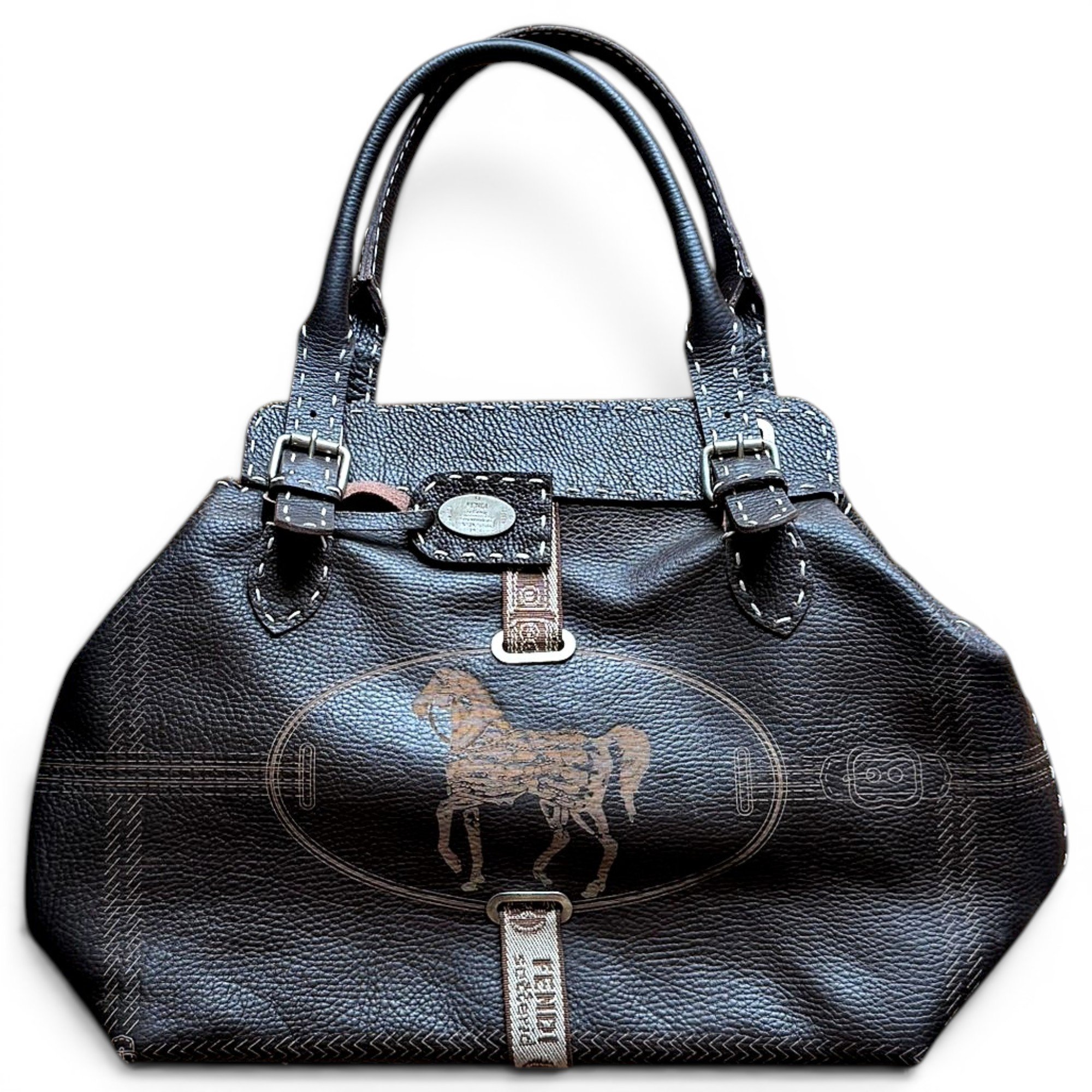 Leather handbag