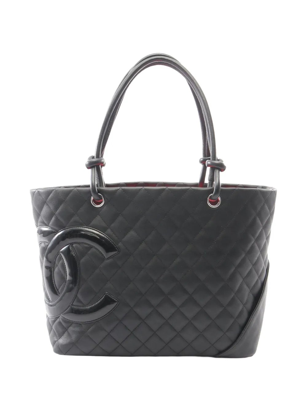 2011 Large Quilted Calfskin Cambon Ligne tote bag