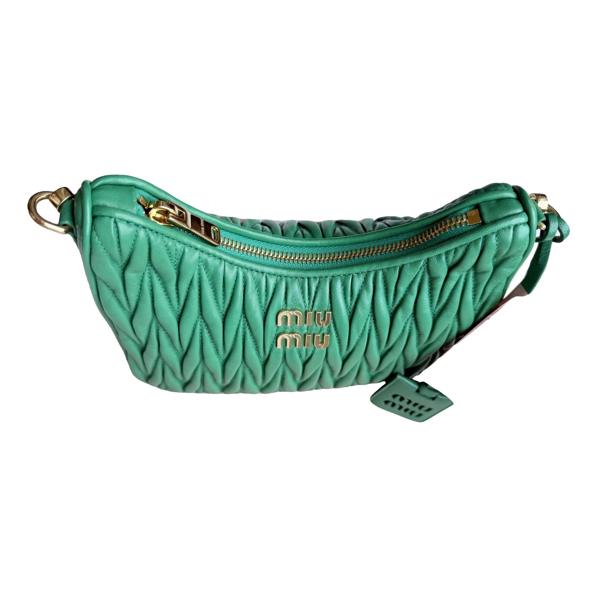Miu Wander leather handbag