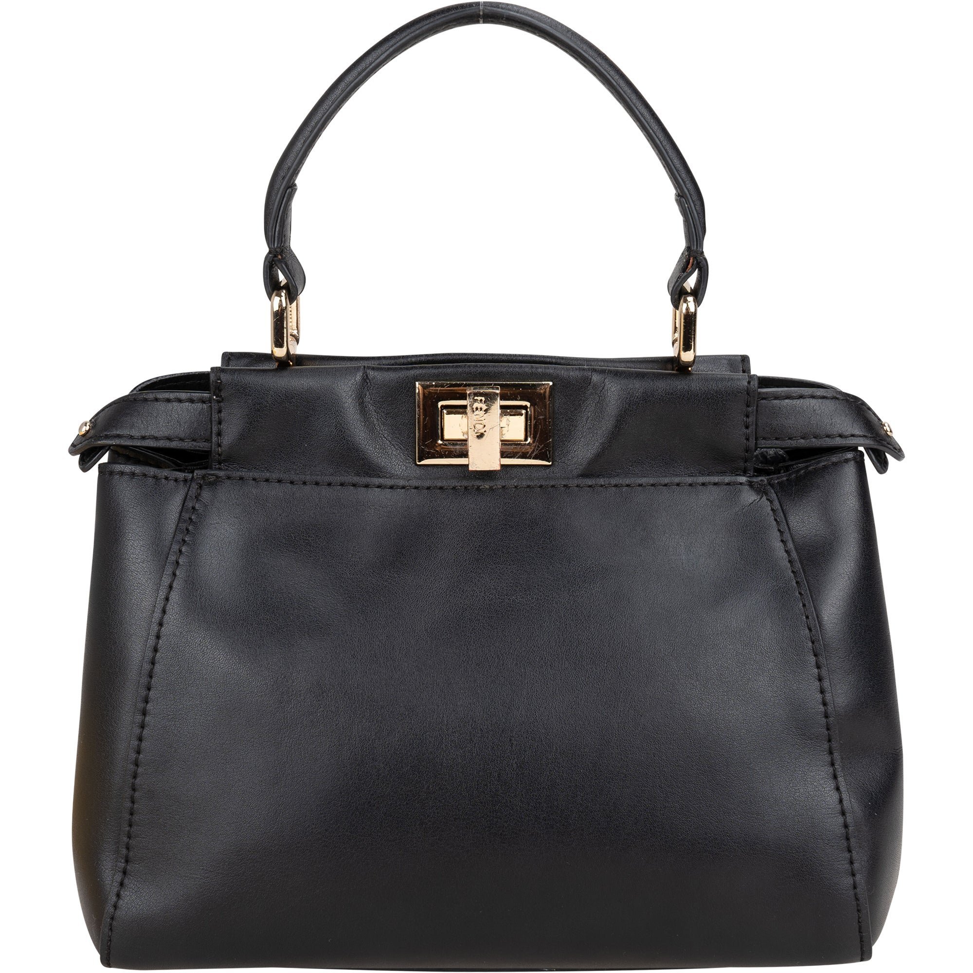 Peekaboo leather handbag