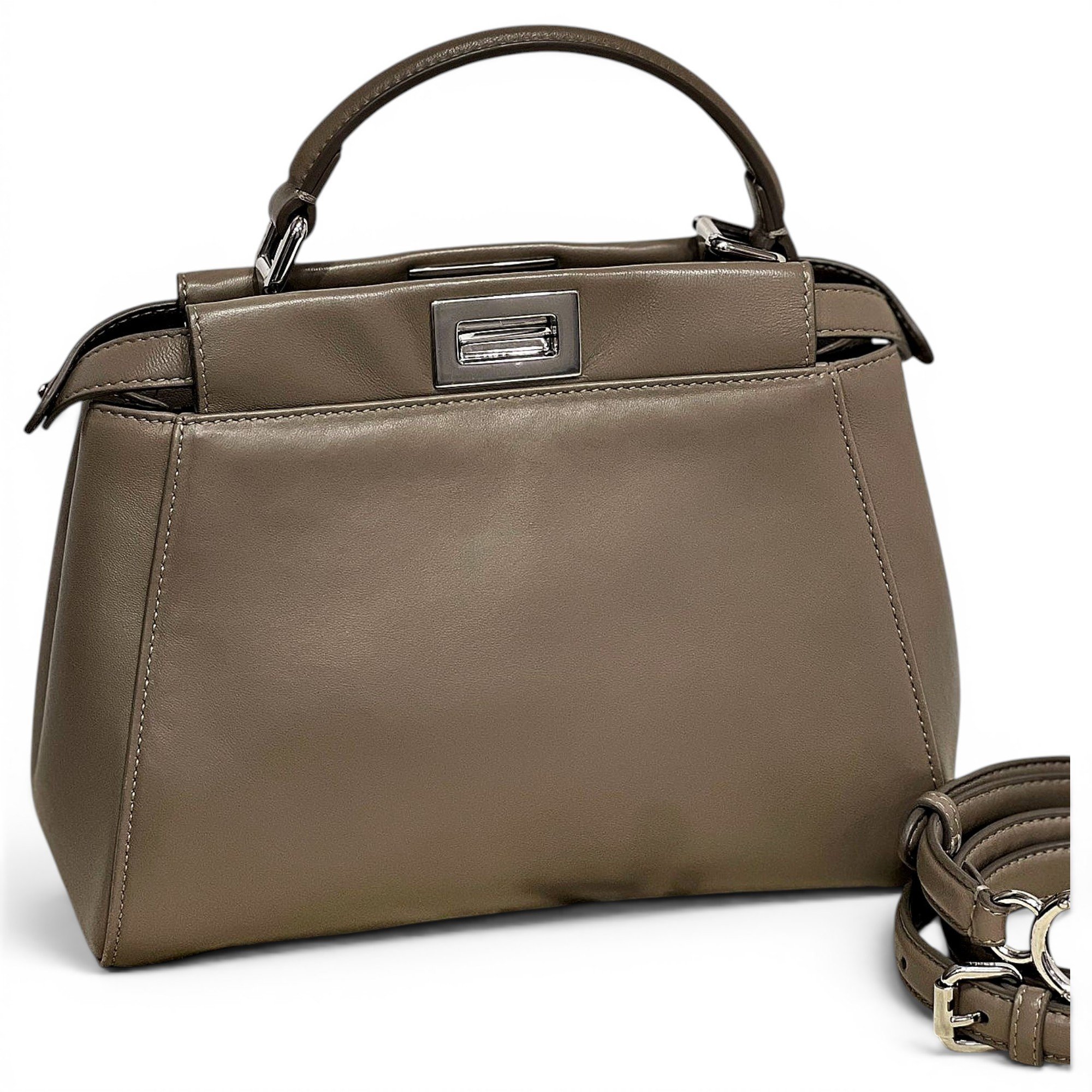 Peekaboo Essentially leather tote