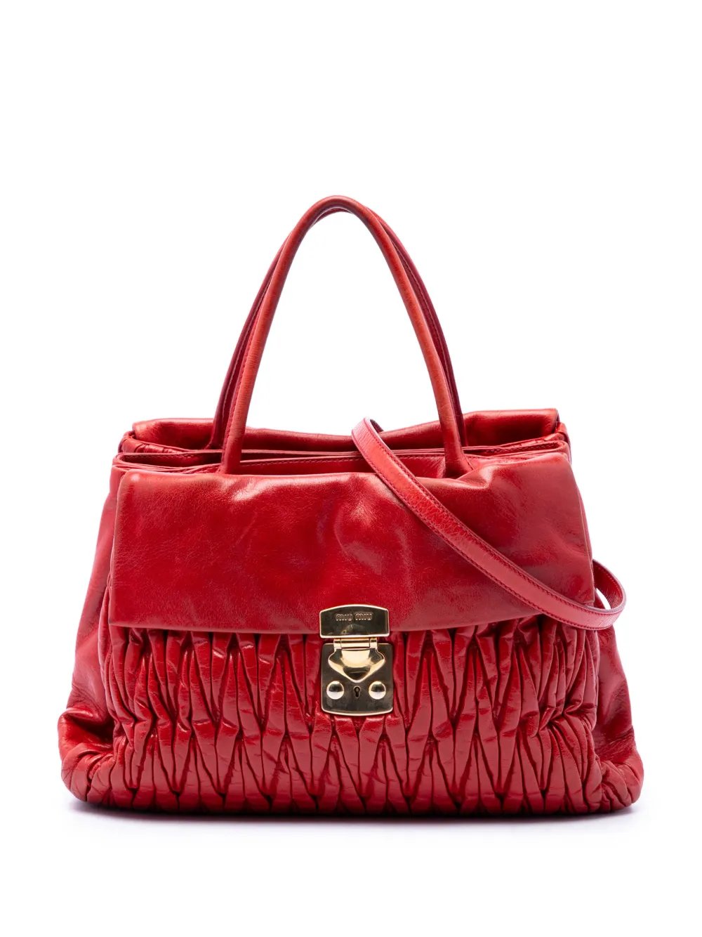 2010-2026 Matelasse Nappa Lux Bauletto Convertible Handbag satchel