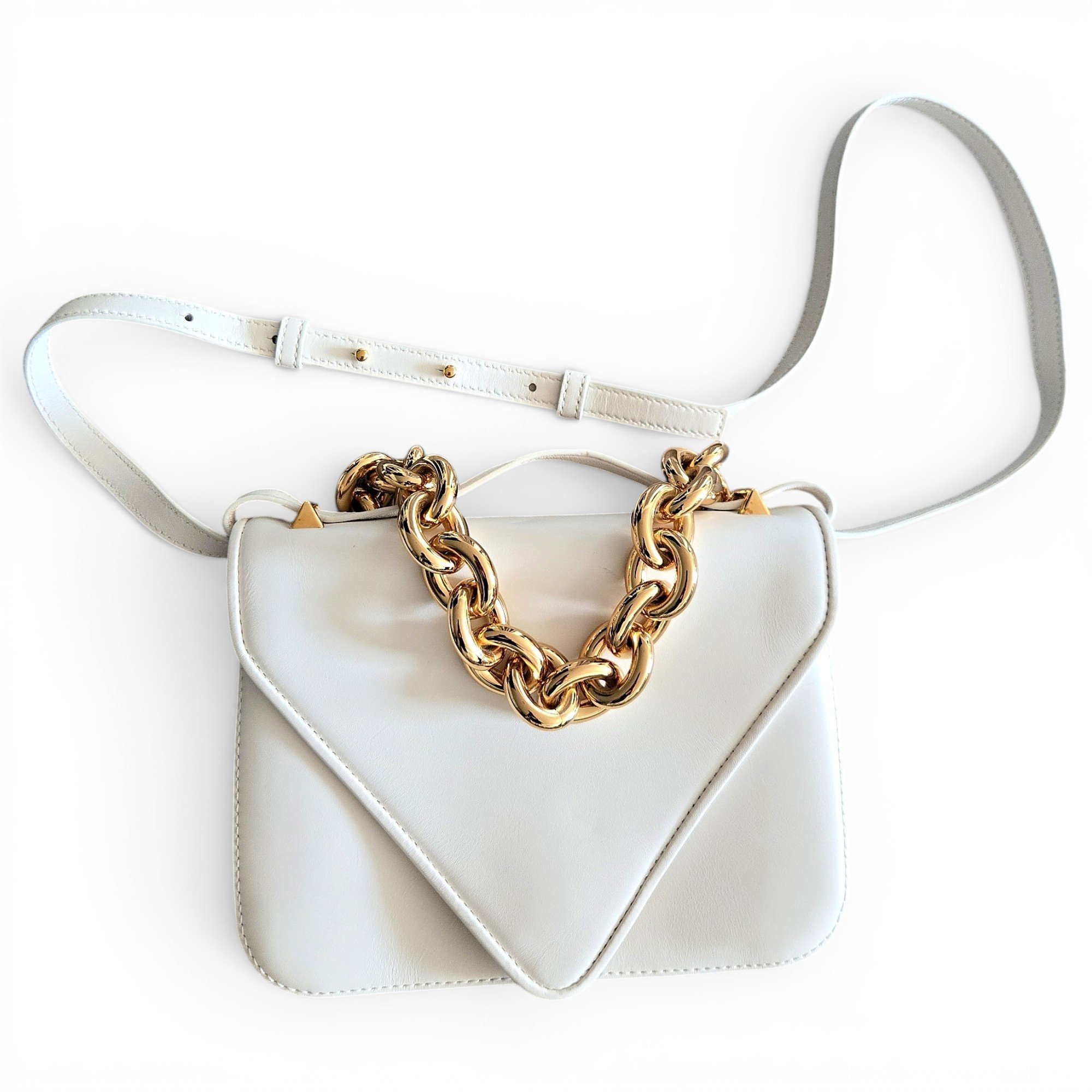 Mount leather crossbody bag