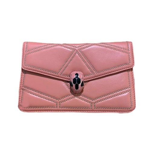 Serpenti leather handbag
