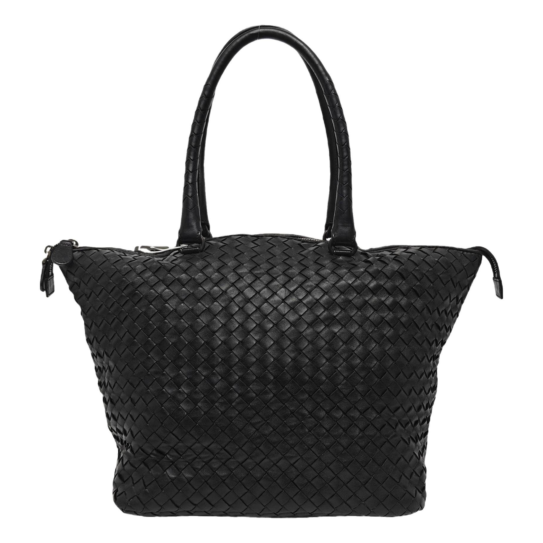 Leather tote